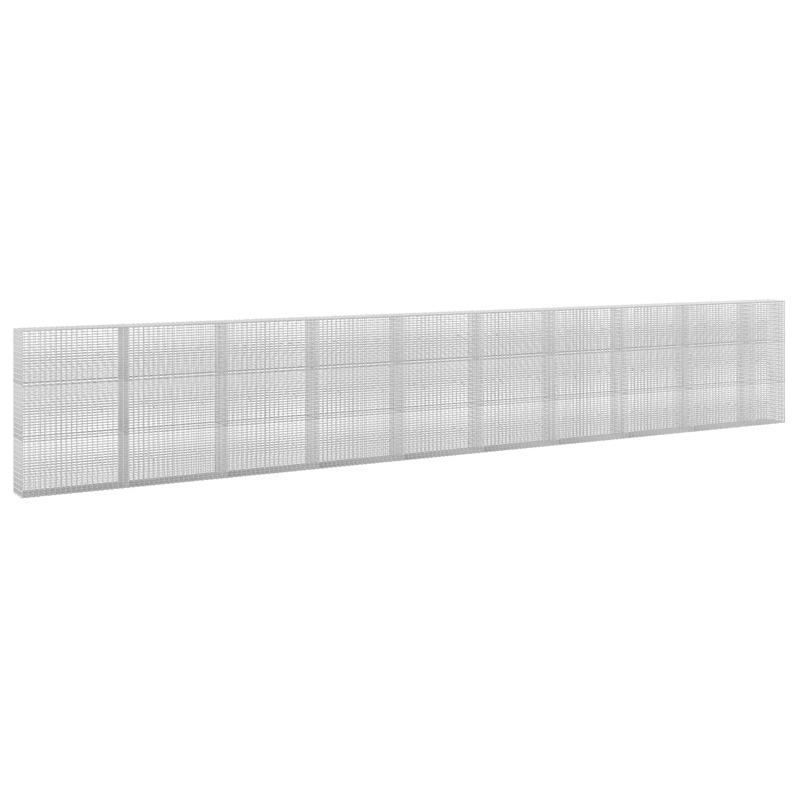 Gabion z žico 3,5 mm in mrežo 5x2,5 cm 950x30x150 cm