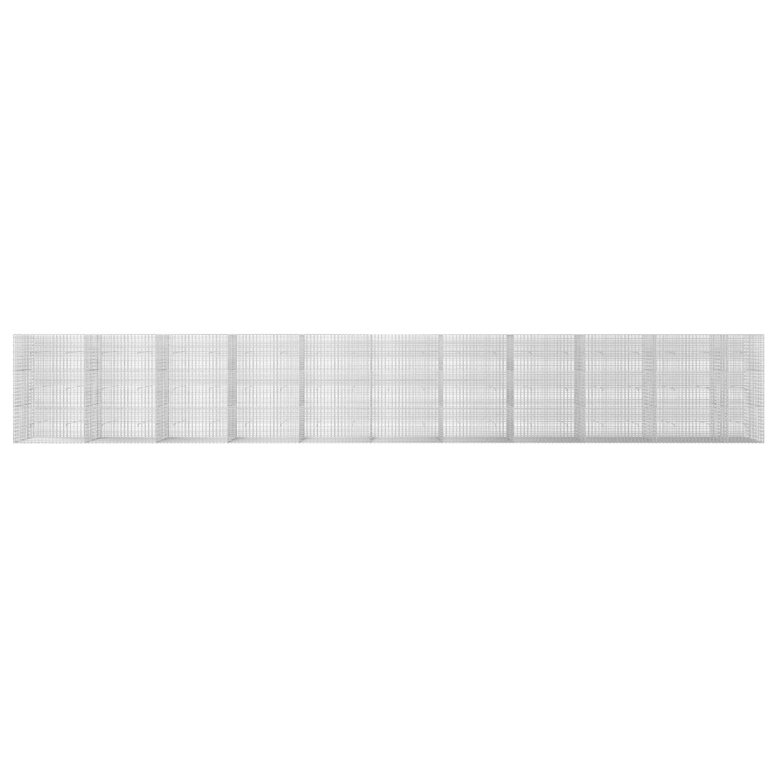 Gabion z žico 3,5 mm in mrežo 5x2,5 cm 1050x30x150 cm