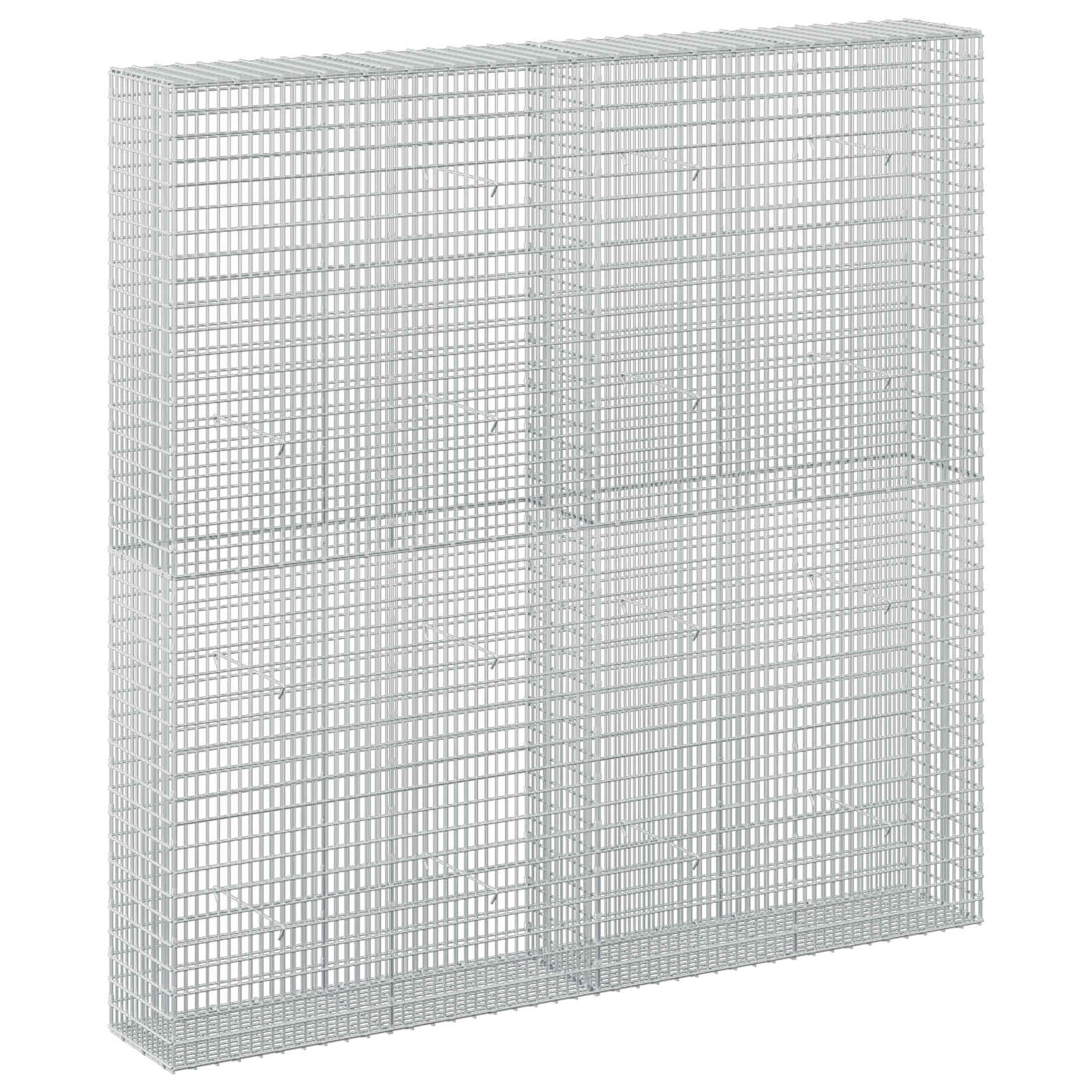 Gabion z žico 3,5 mm in mrežo 5x2,5 cm 200x30x200 cm