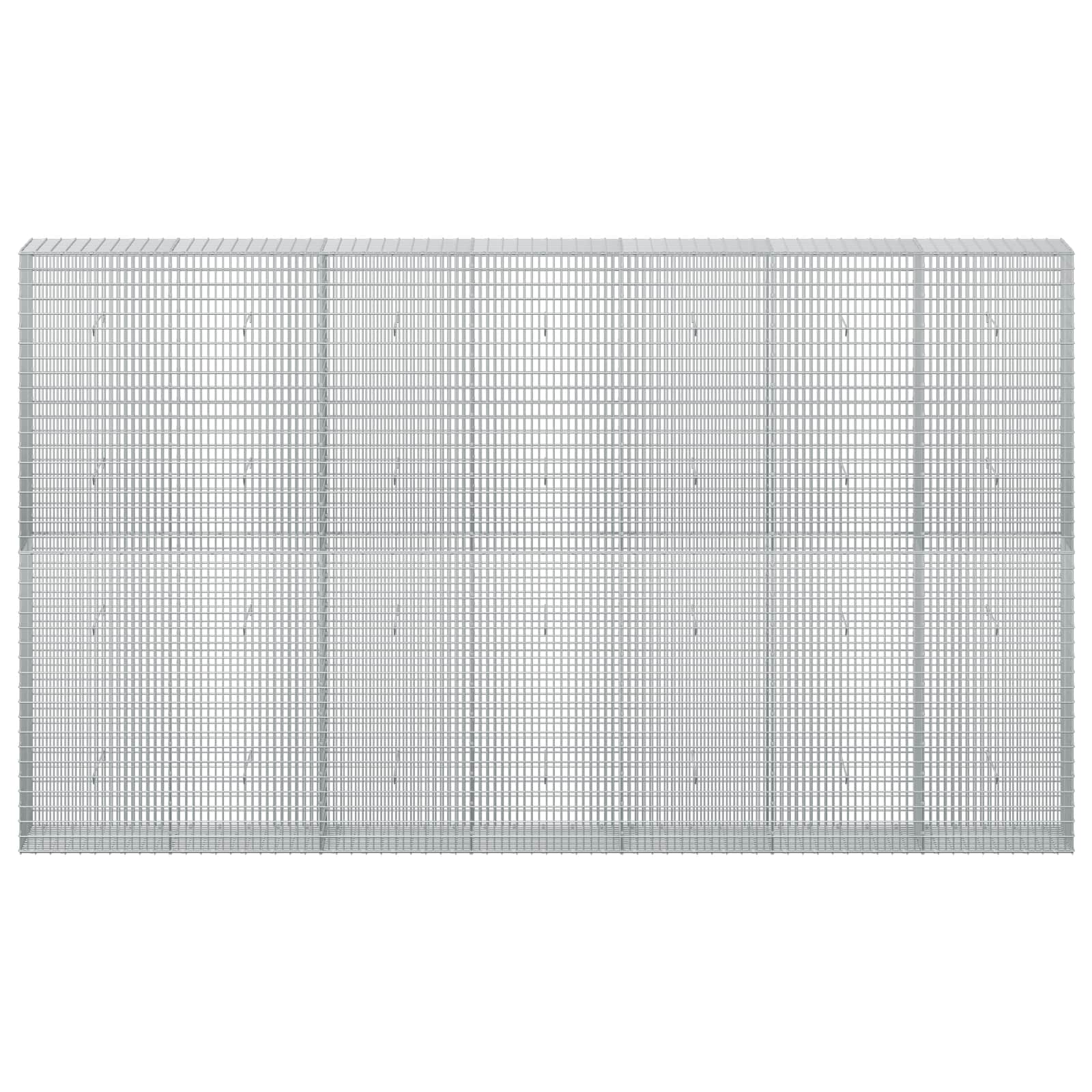 Gabion z žico 3,5 mm in mrežo 5x2,5 cm 350x30x200 cm