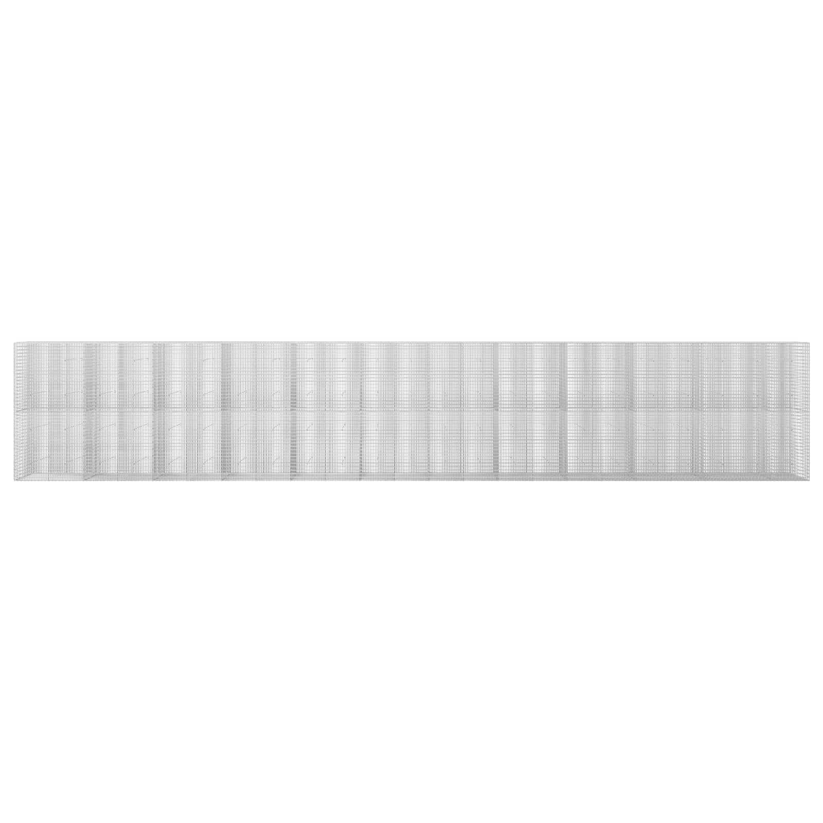 Γκαμπιόν με σύρμα 3,5 mm και πλέγμα 5x2,5 cm 1150x30x200 εκ - Image 3