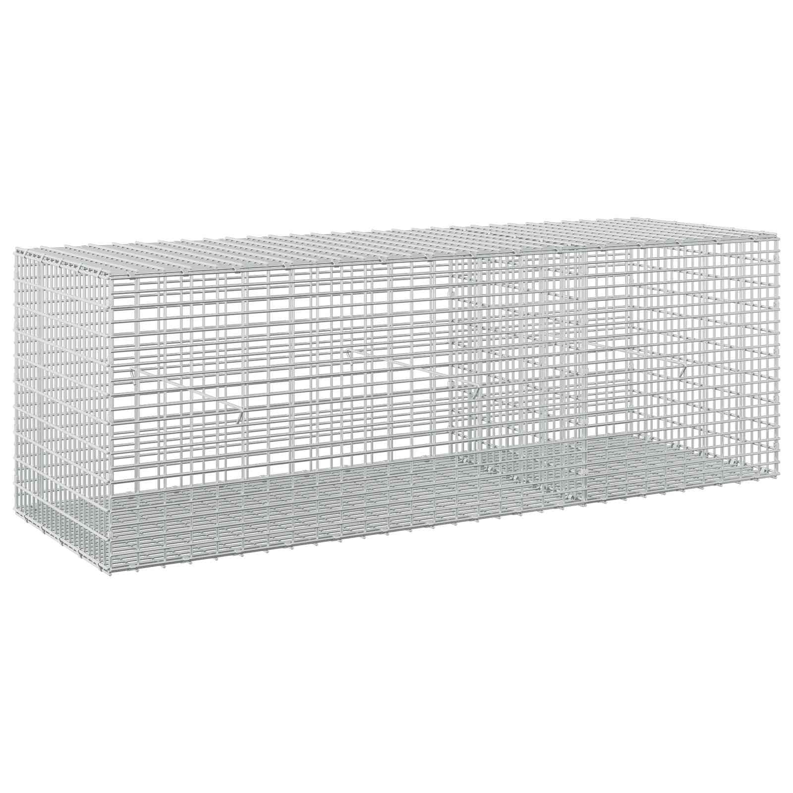 Gabion z žico 3,5 mm in mrežo 5x2,5 cm 150x50x50 cm