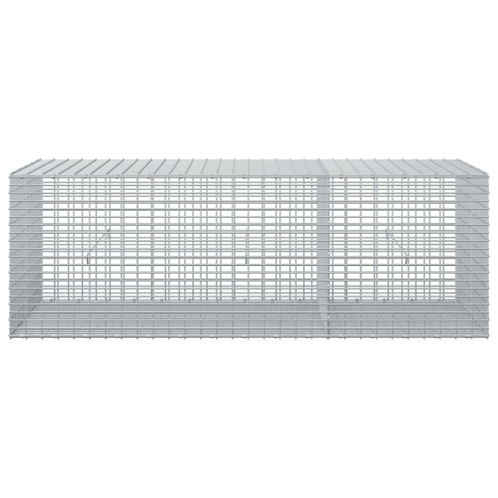 Gabion z žico 3,5 mm in mrežo 5x2,5 cm 150x50x50 cm