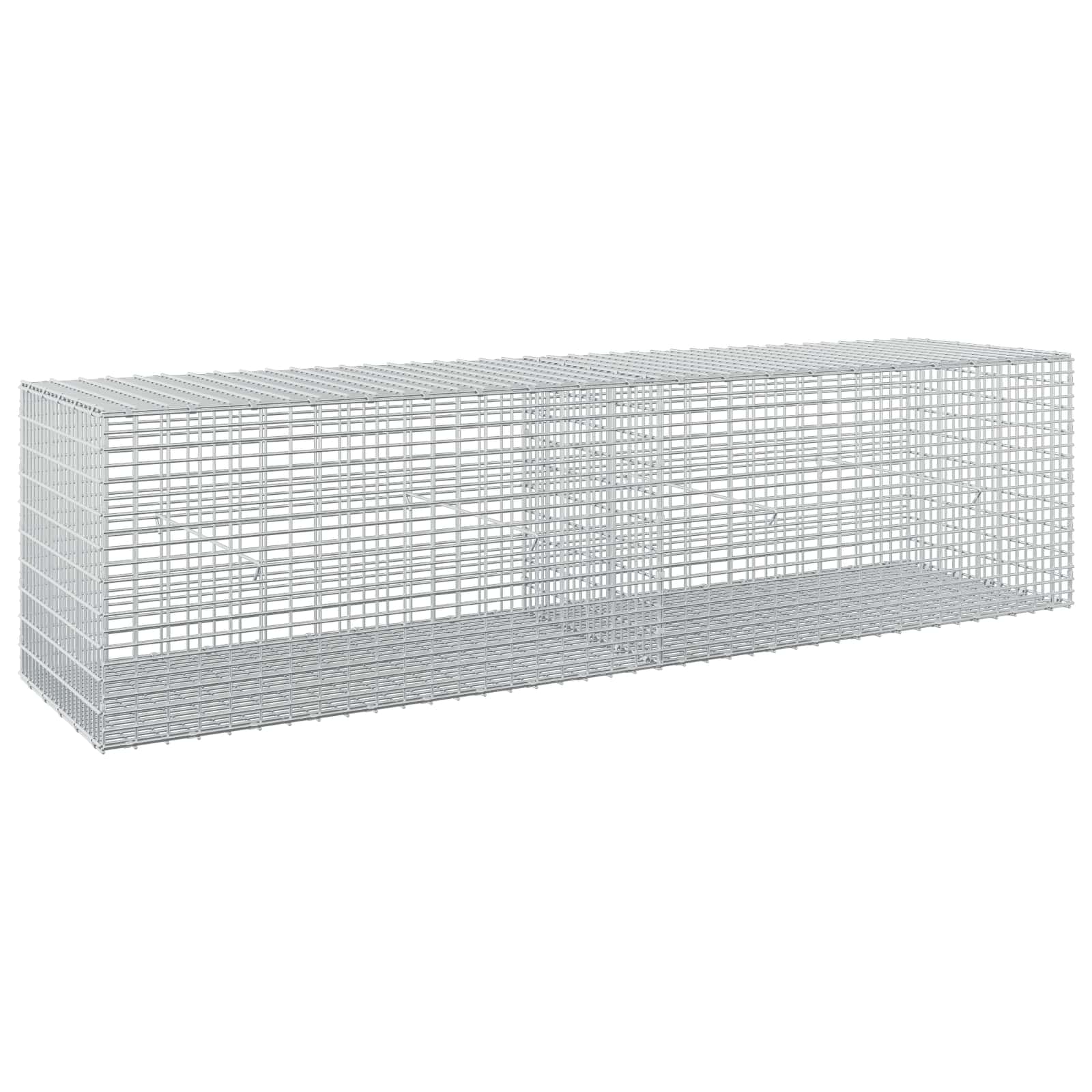 Gabion z žico 3,5 mm in mrežo 5x2,5 cm 200x50x50 cm