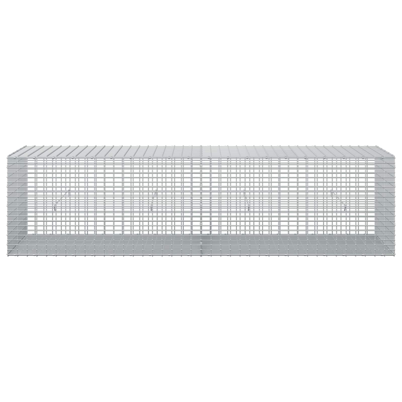 Gabion z žico 3,5 mm in mrežo 5x2,5 cm 200x50x50 cm