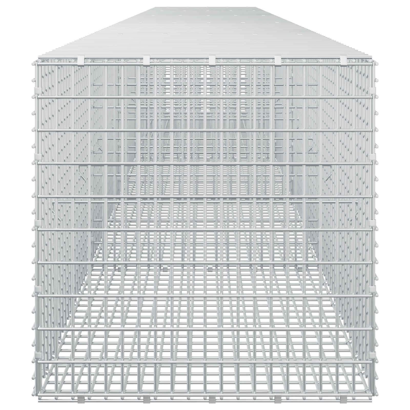 Gabion z žico 3,5 mm in mrežo 5x2,5 cm 500x50x50 cm