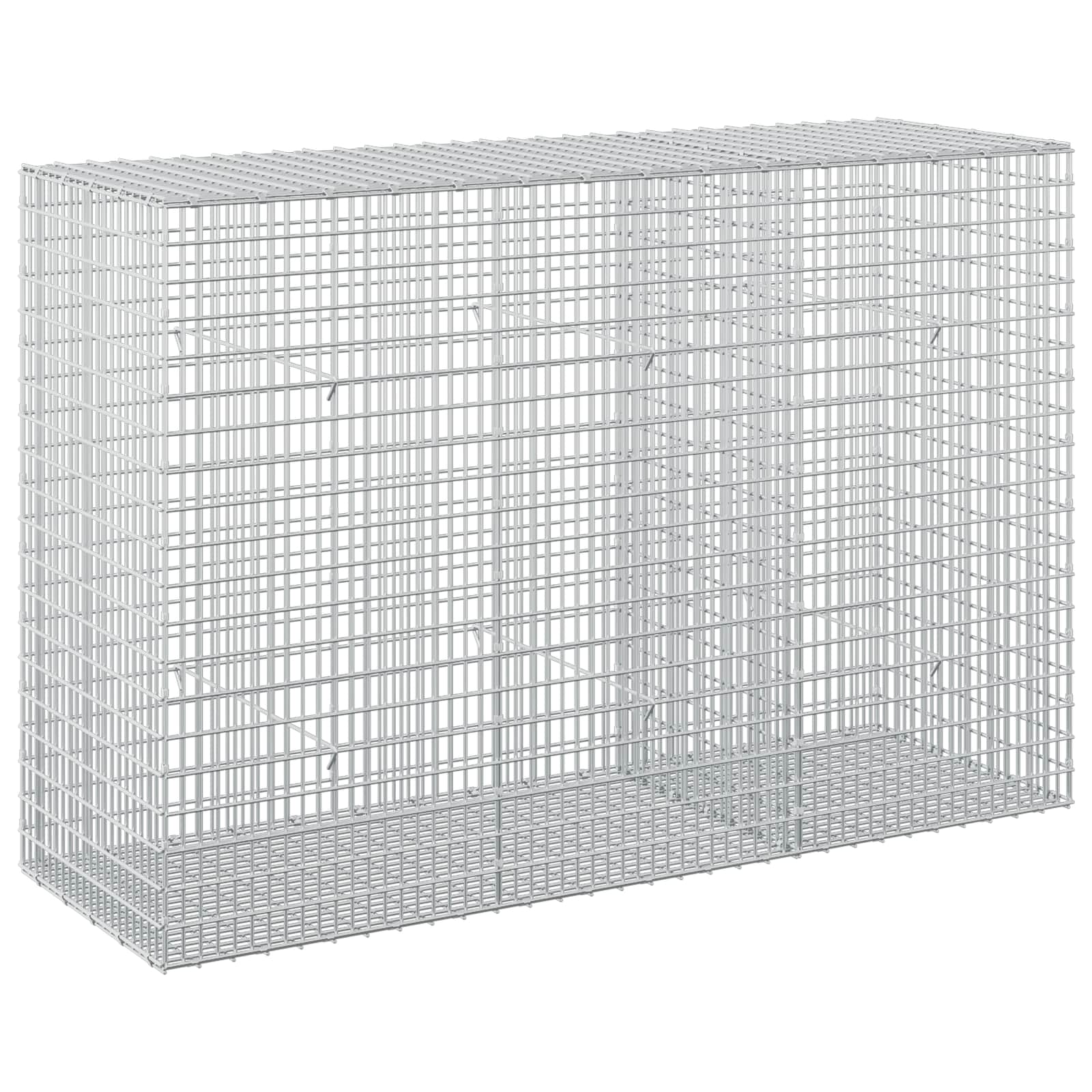 Gabion z žico 3,5 mm in mrežo 5x2,5 cm 150x50x100 cm