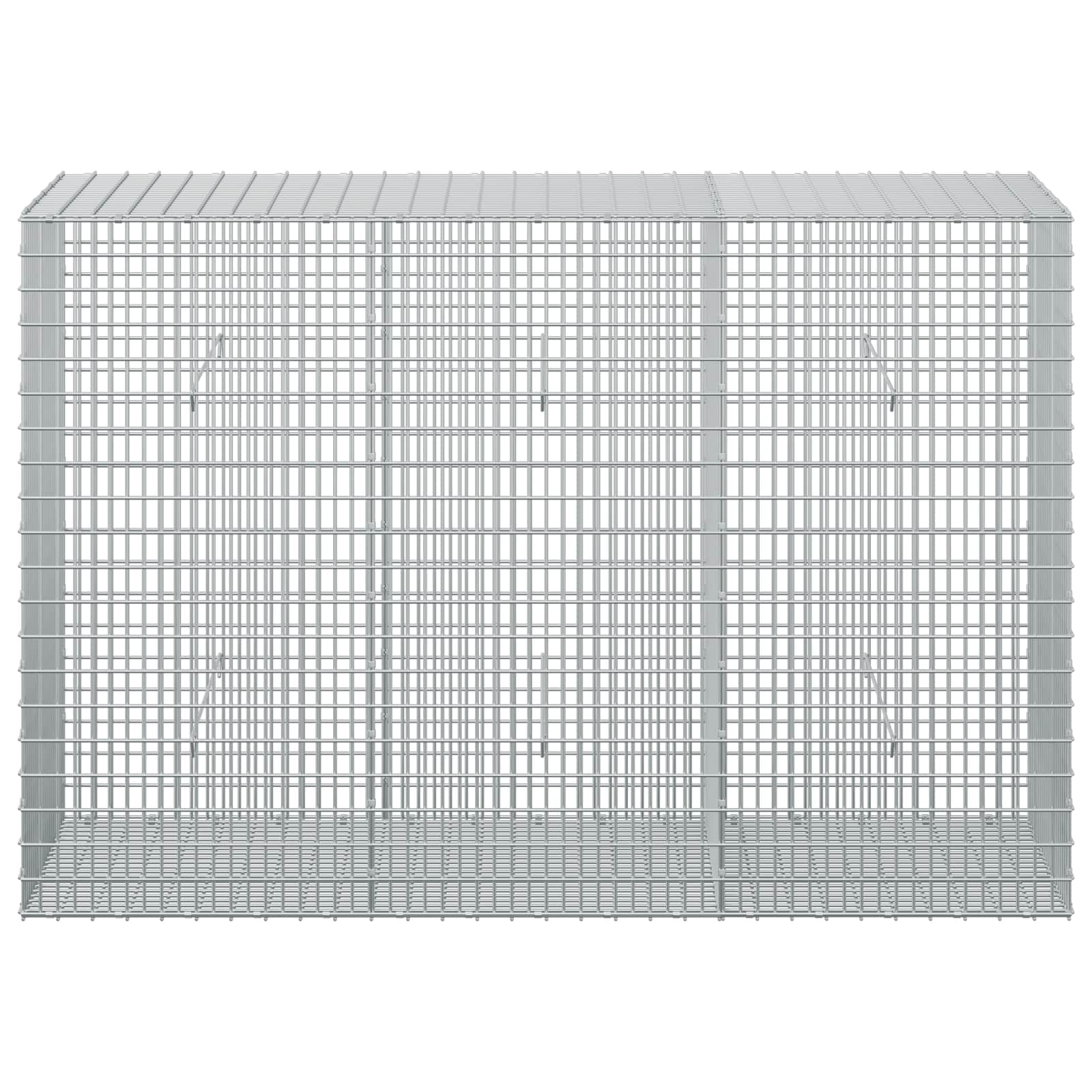 Gabion z žico 3,5 mm in mrežo 5x2,5 cm 150x50x100 cm