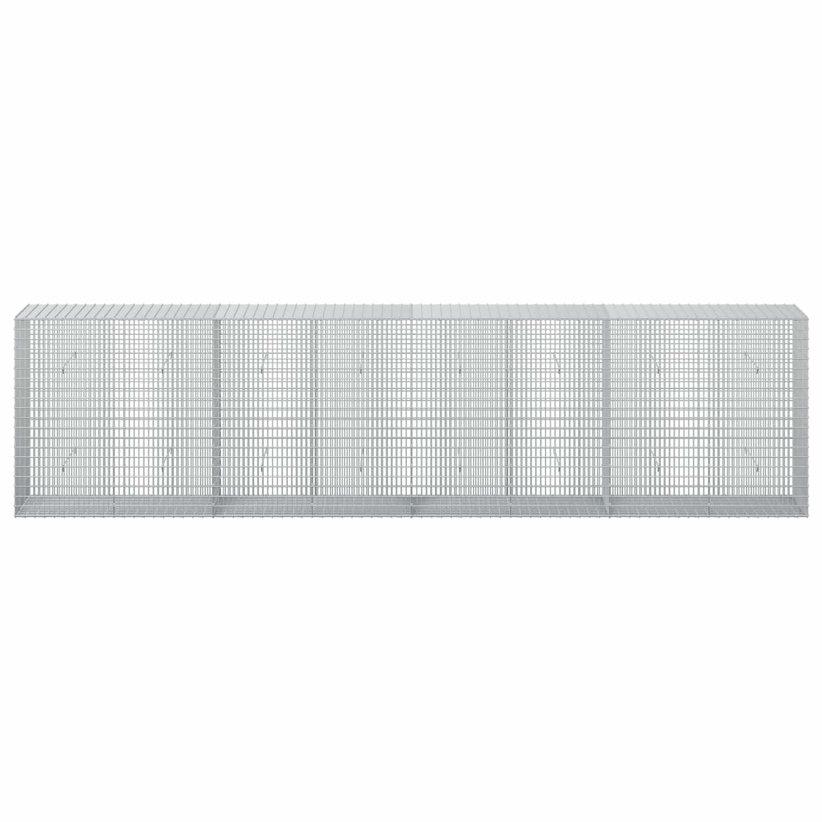 Gabion z žico 3,5 mm in mrežo 5x2,5 cm 400x50x100 cm