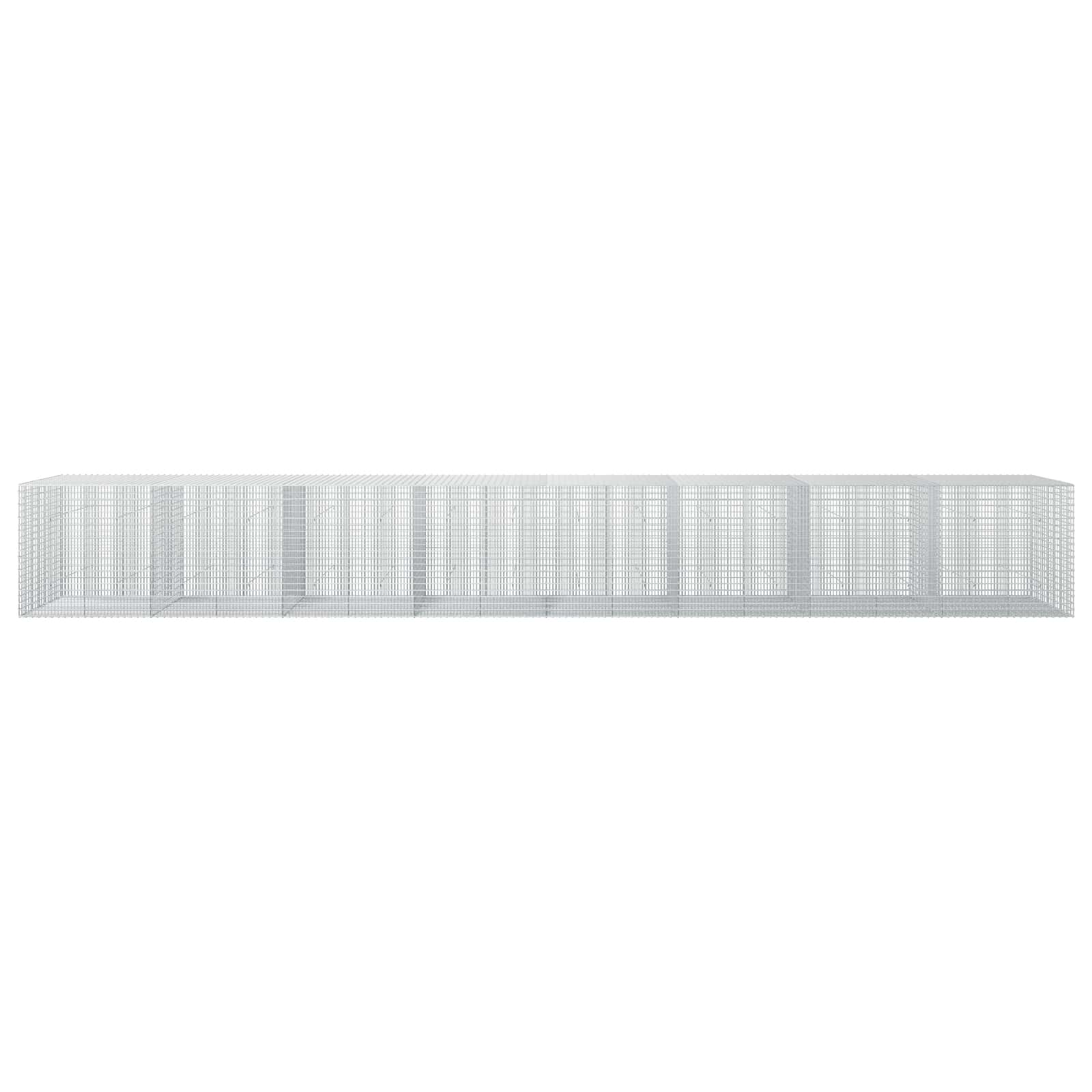 Gabion z žico 3,5 mm in mrežo 5x2,5 cm 800x50x100 cm