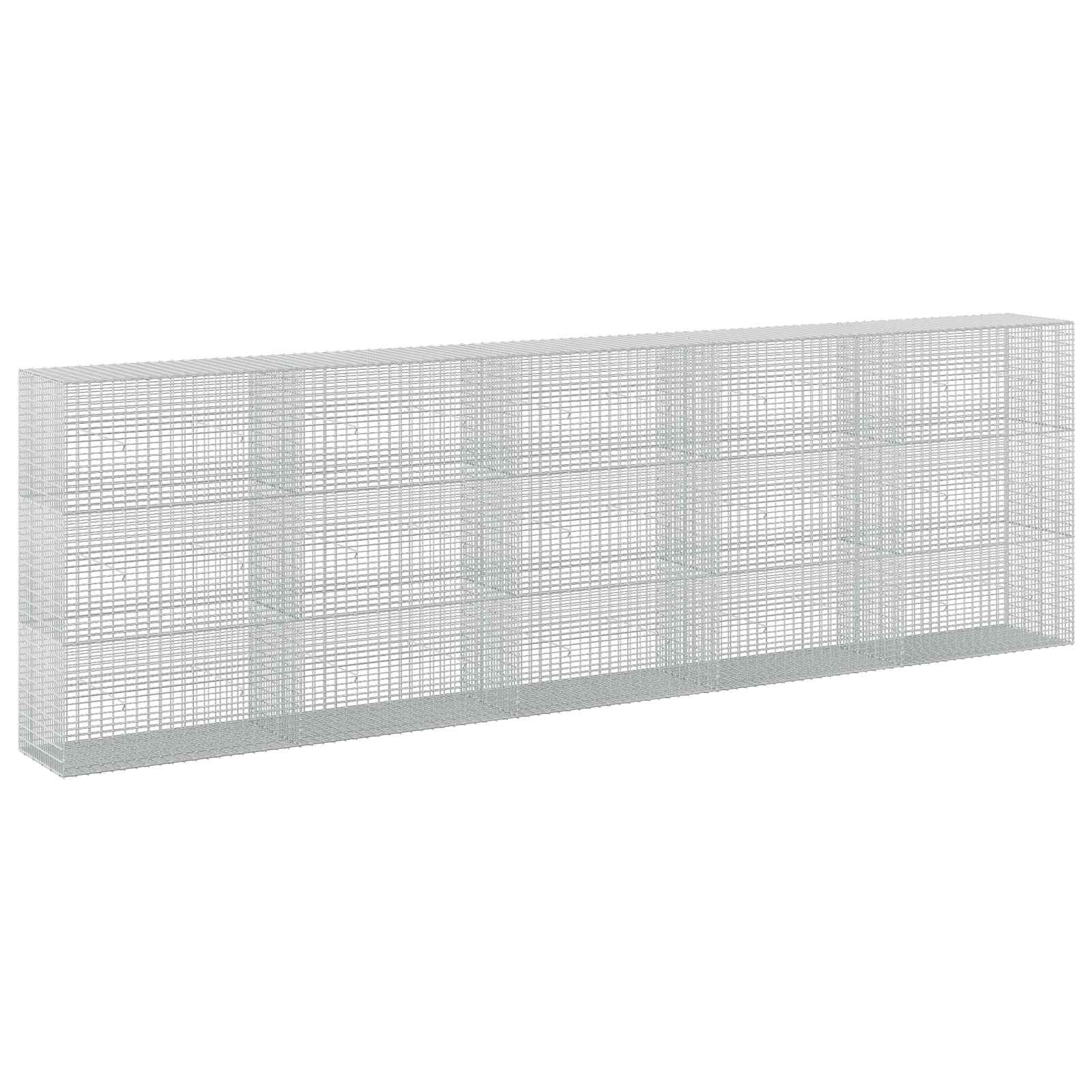 Gabion z žico 3,5 mm in mrežo 5x2,5 cm 500x50x150 cm