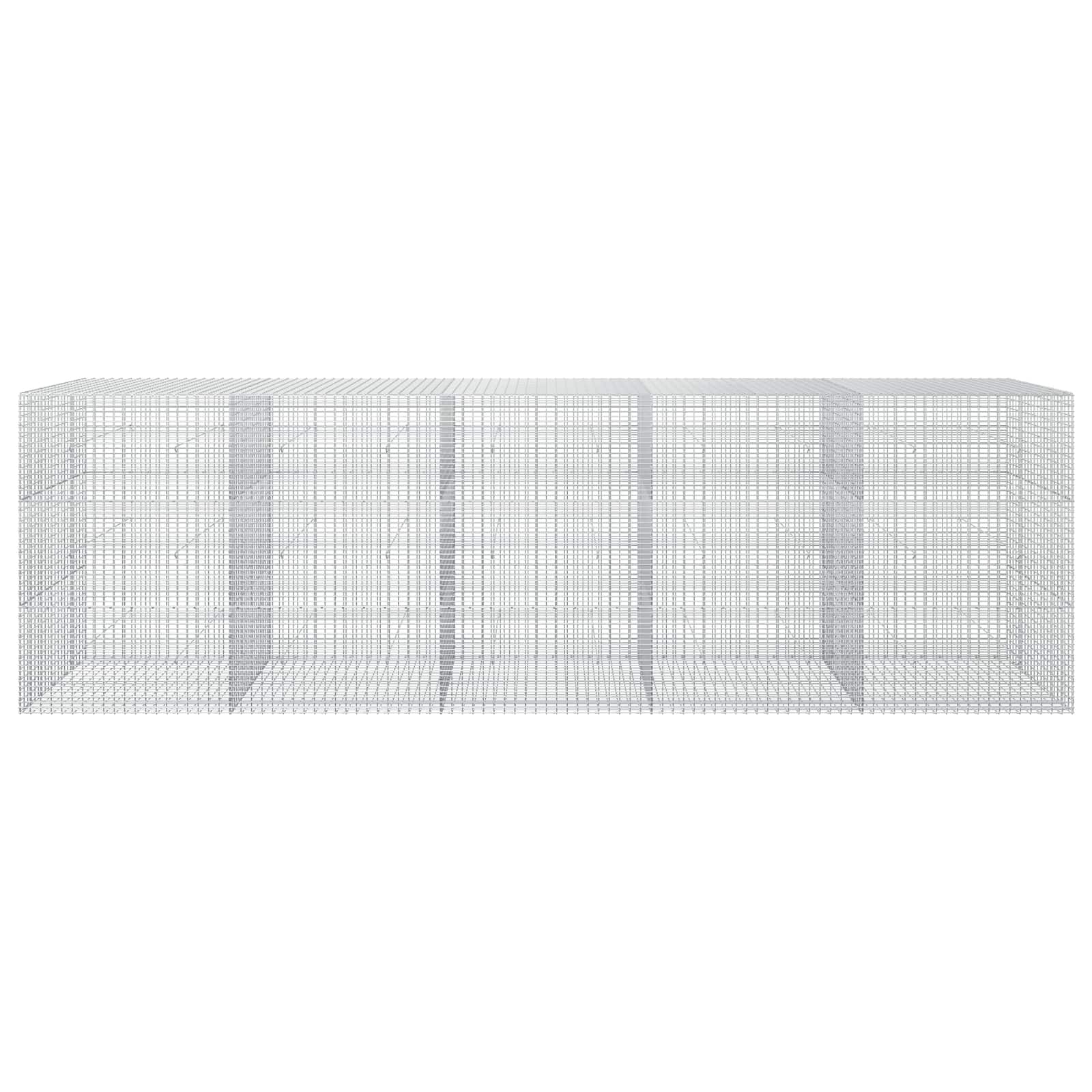 Gabion z žico 3,5 mm in mrežo 5x2,5 cm 500x50x150 cm