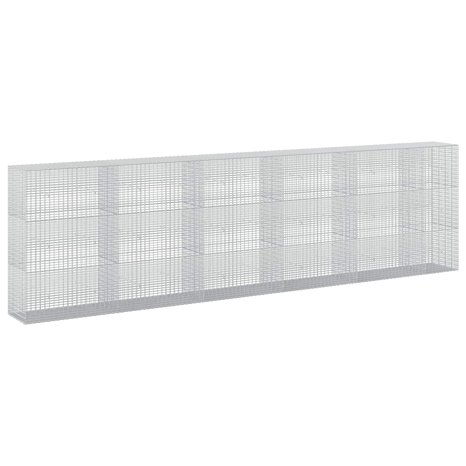 Gabion z žico 3,5 mm in mrežo 5x2,5 cm 550x50x150 cm