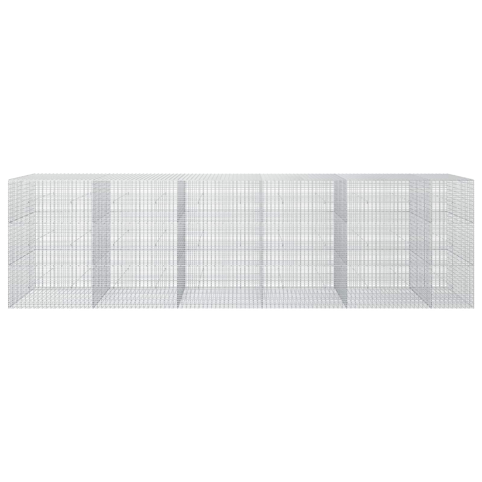 Gabion z žico 3,5 mm in mrežo 5x2,5 cm 550x50x150 cm