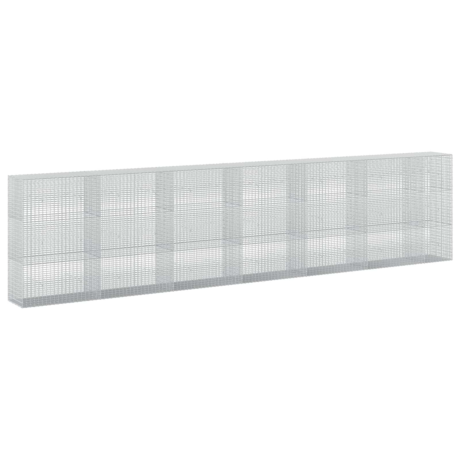 Gabion z žico 3,5 mm in mrežo 5x2,5 cm 650x50x150 cm