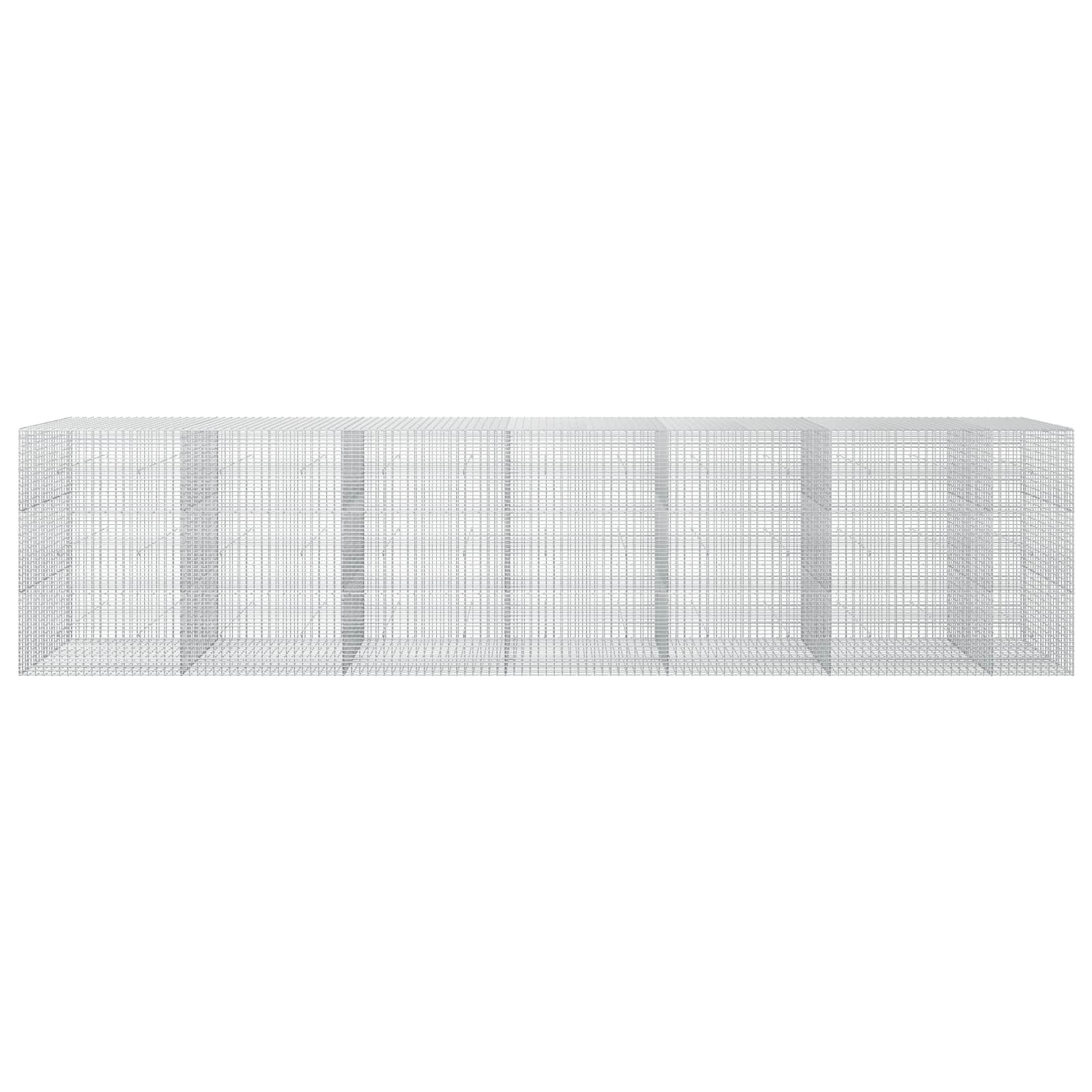 Gabion z žico 3,5 mm in mrežo 5x2,5 cm 650x50x150 cm