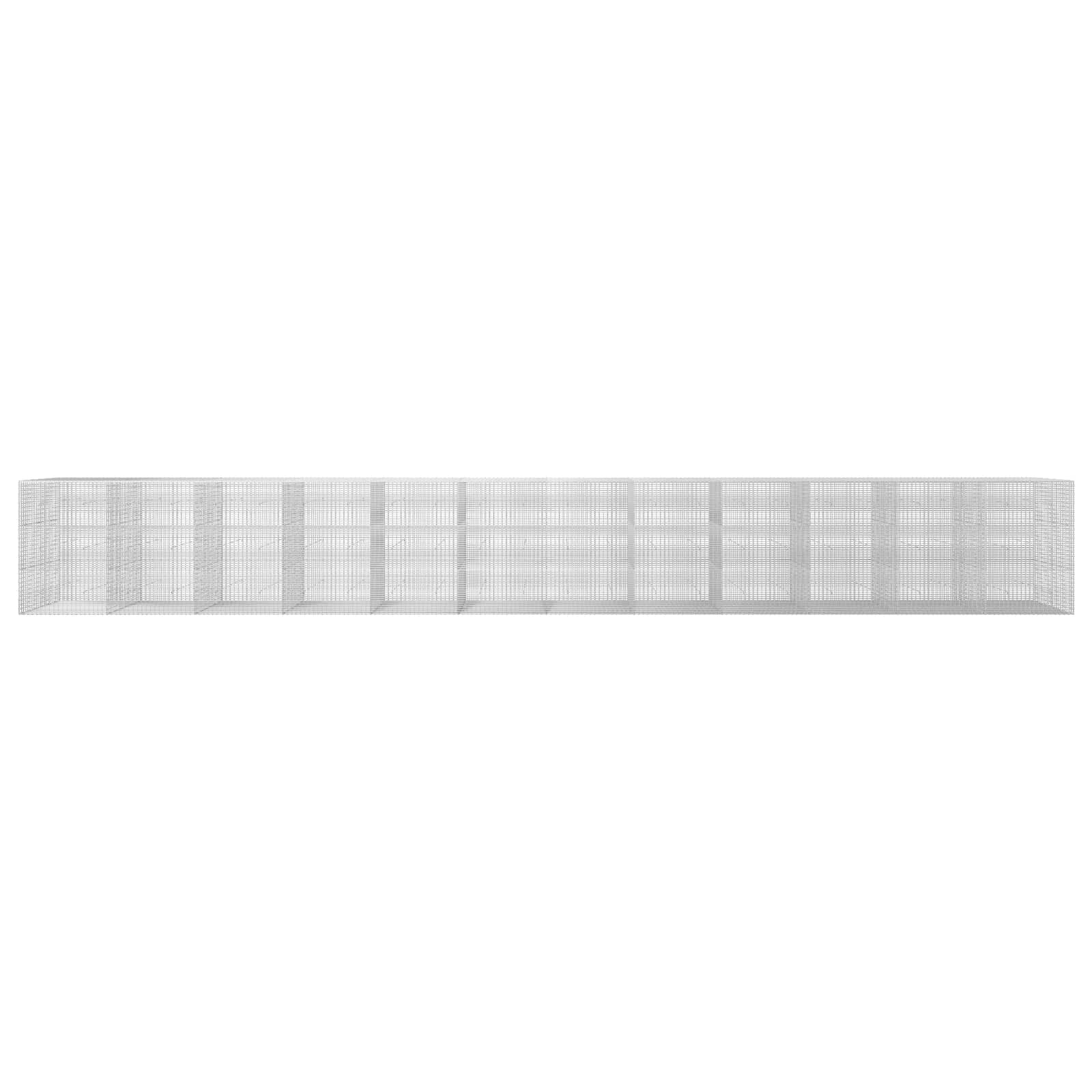 Gabion z žico 3,5 mm in mrežo 5x2,5 cm 1200x50x150 cm