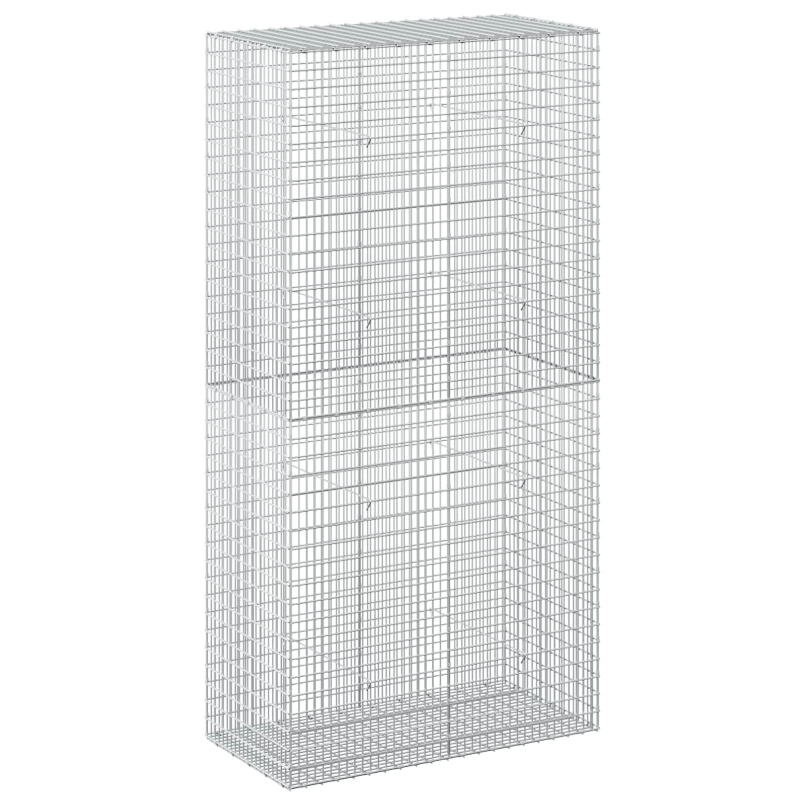 Gabion z žico 3,5 mm in mrežo 5x2,5 cm 100x50x200 cm