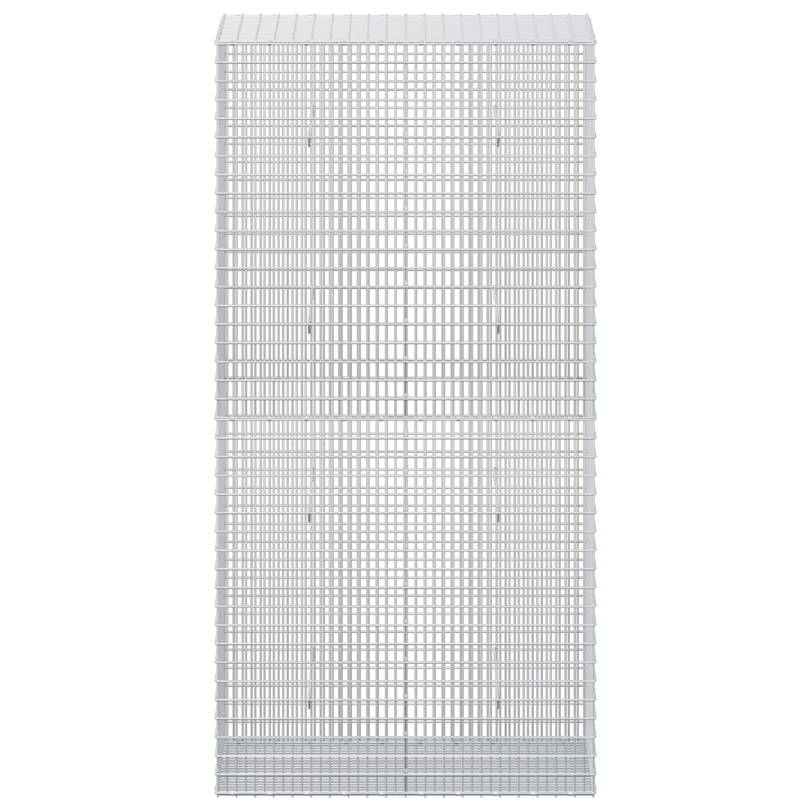 Gabion z žico 3,5 mm in mrežo 5x2,5 cm 100x50x200 cm