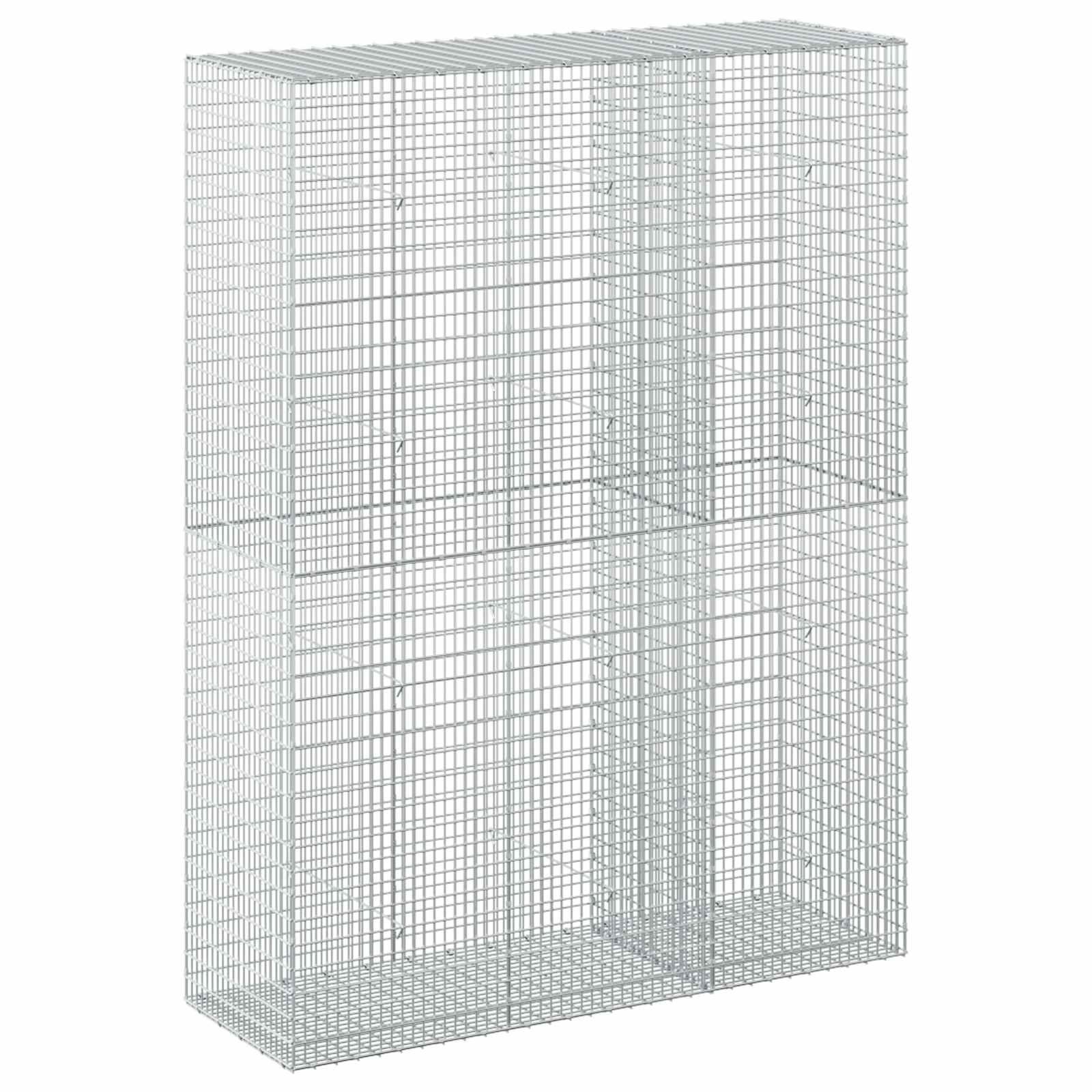 Gabion z žico 3,5 mm in mrežo 5x2,5 cm 150x50x200 cm