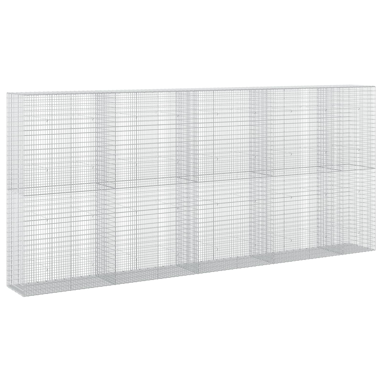 Gabion z žico 3,5 mm in mrežo 5x2,5 cm 450x50x200 cm
