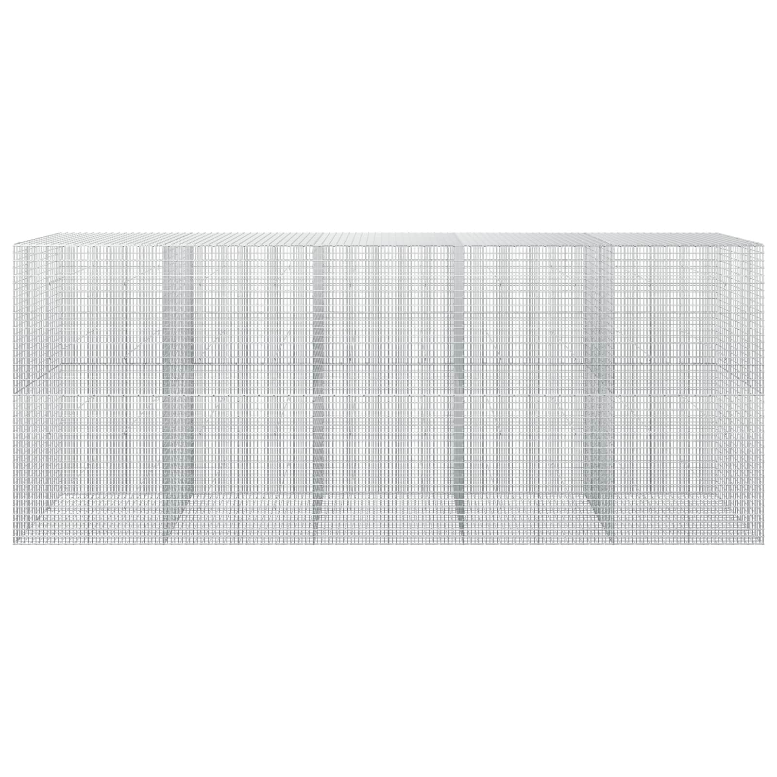Gabion z žico 3,5 mm in mrežo 5x2,5 cm 500x50x200 cm