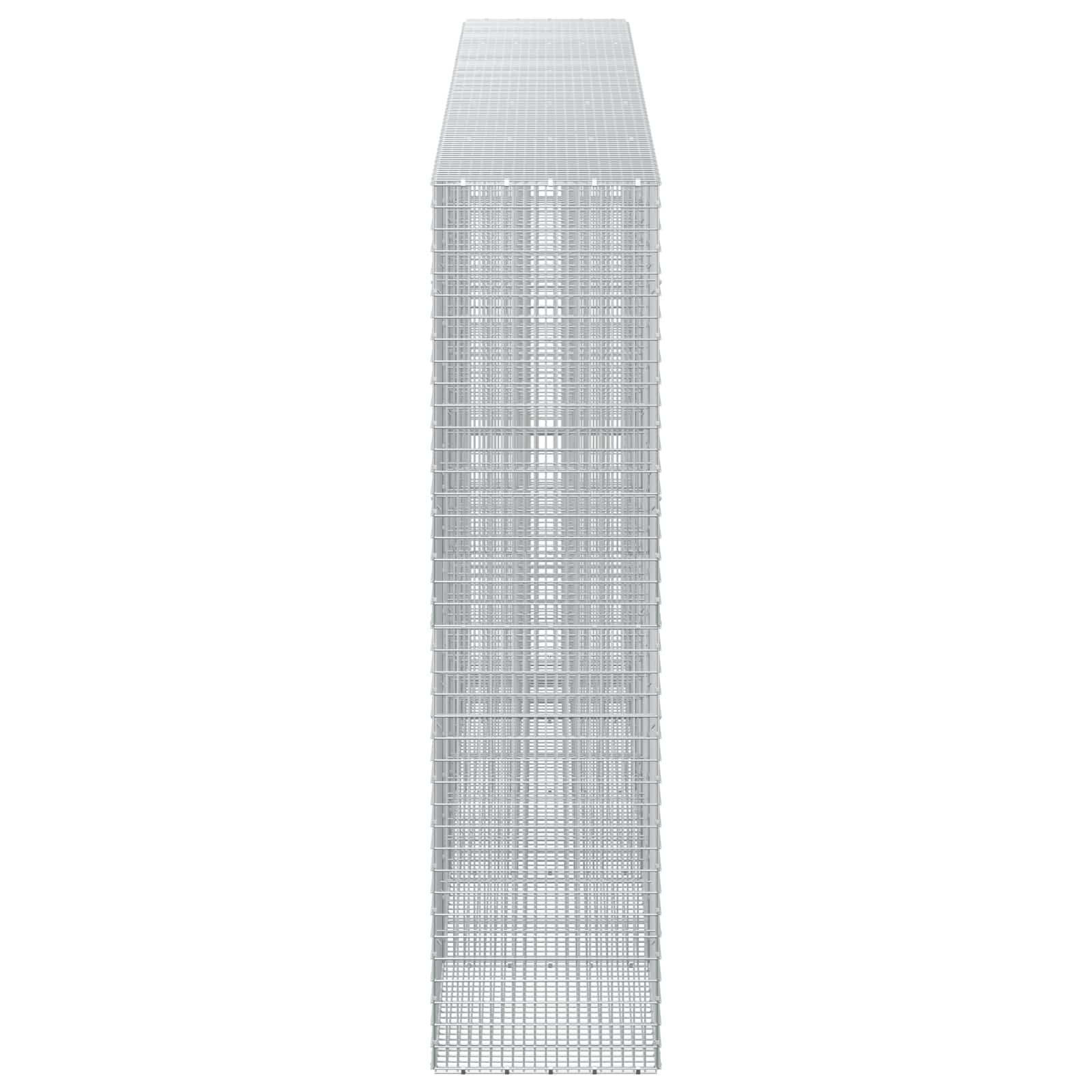 Gabion z žico 3,5 mm in mrežo 5x2,5 cm 500x50x200 cm