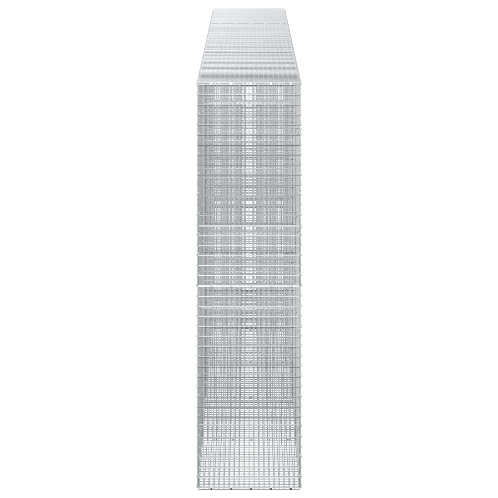 Gabion z žico 3,5 mm in mrežo 5x2,5 cm 550x50x200 cm