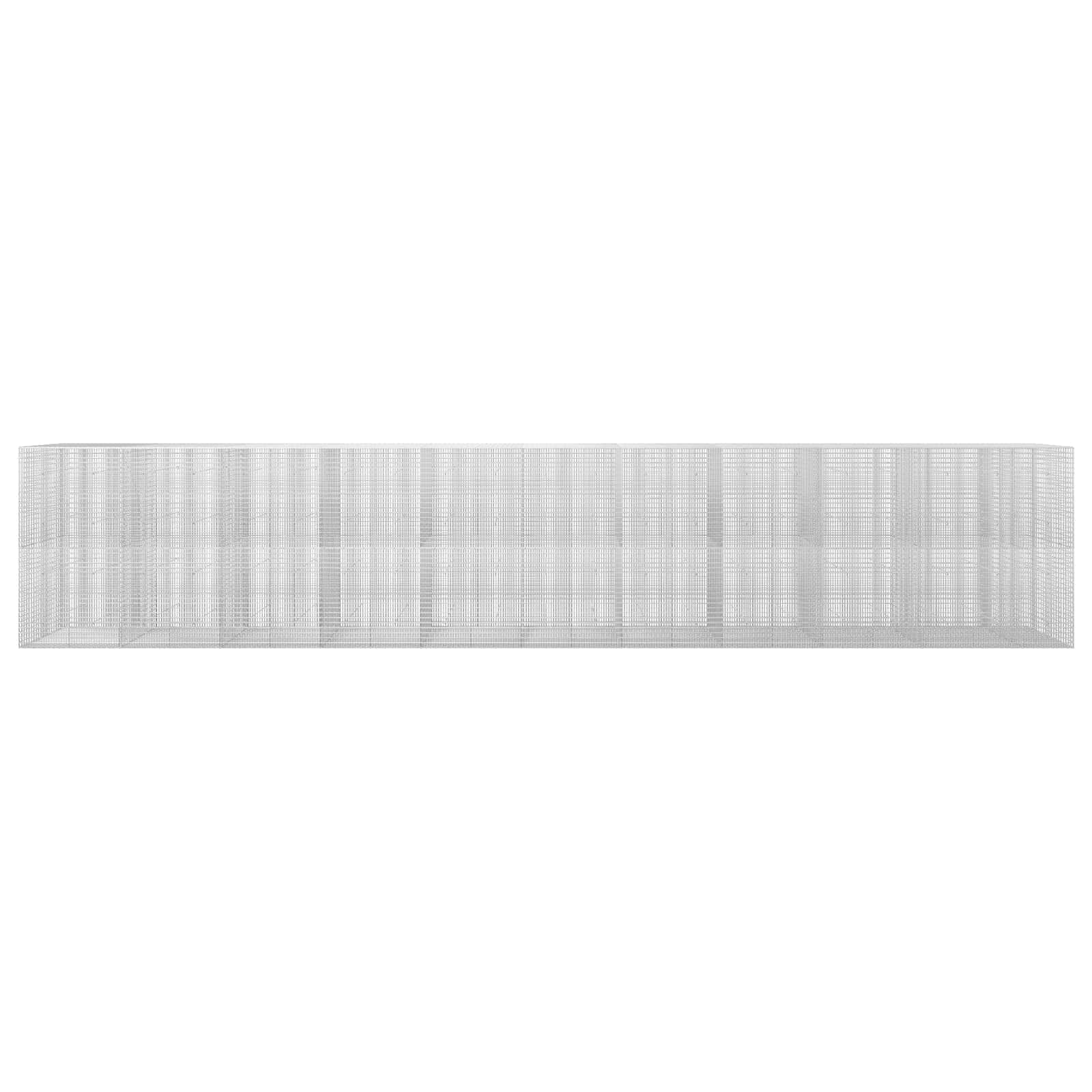 Gabion z žico 3,5 mm in mrežo 5x2,5 cm 1050x50x200 cm