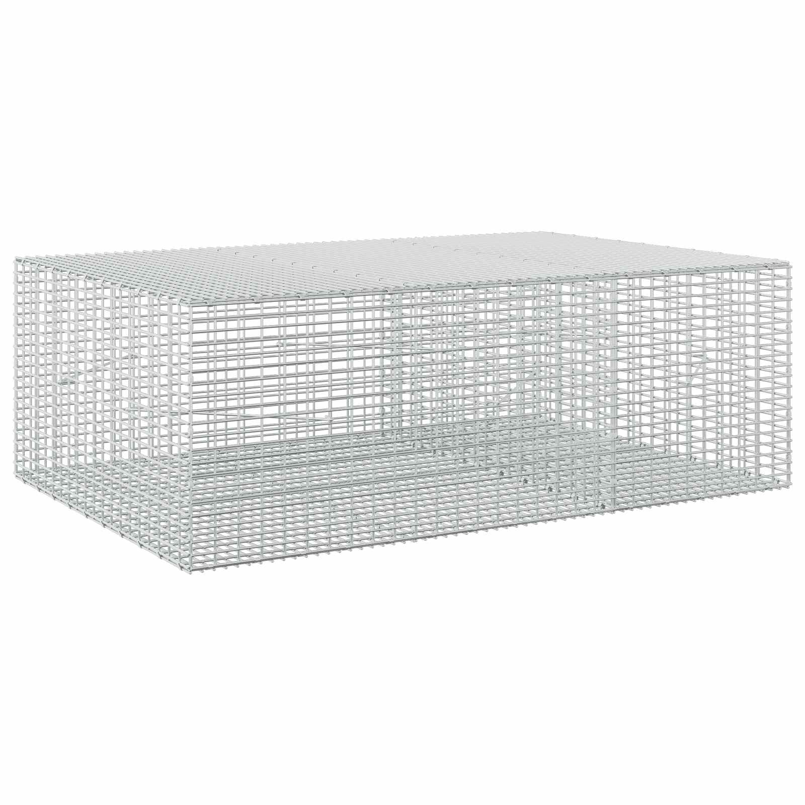 Gabion z žico 3,5 mm in mrežo 5x2,5 cm 150x100x50 cm