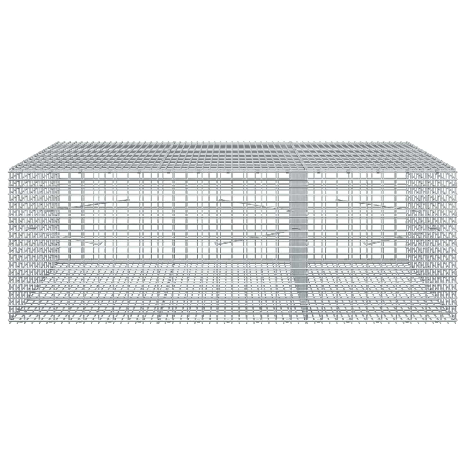 Gabion z žico 3,5 mm in mrežo 5x2,5 cm 150x100x50 cm