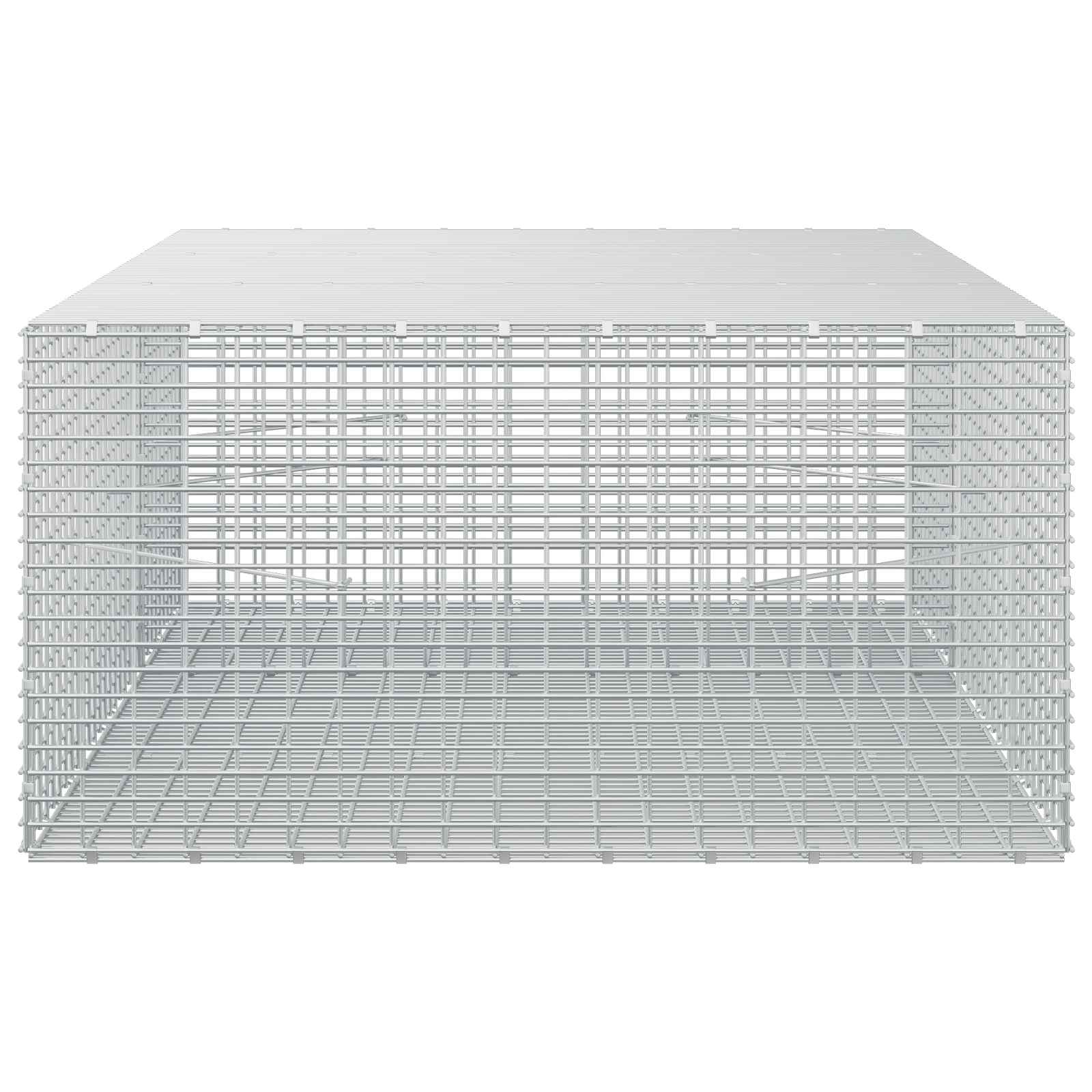 Gabion z žico 3,5 mm in mrežo 5x2,5 cm 150x100x50 cm