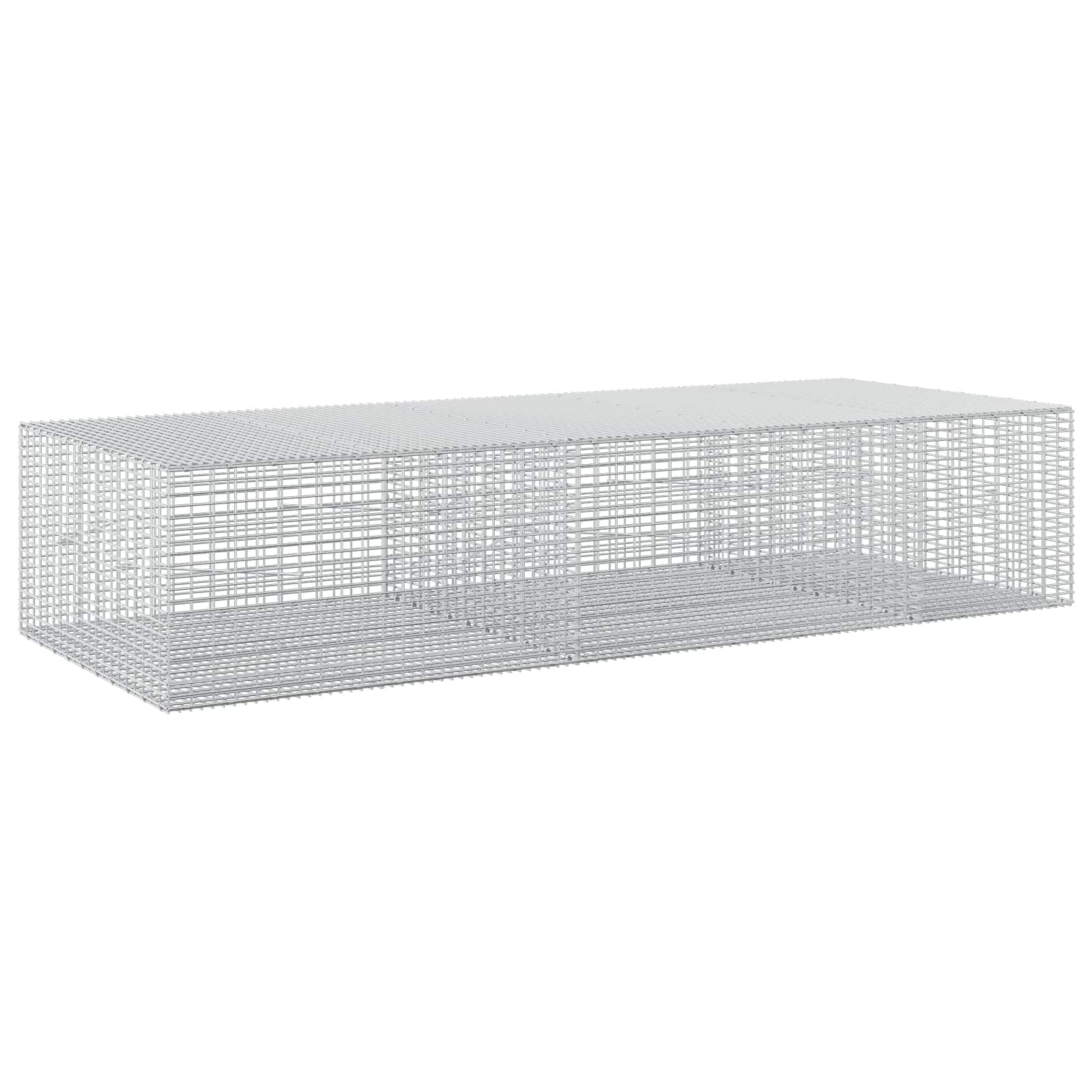 Gabion z žico 3,5 mm in mrežo 5x2,5 cm 250x100x50 cm