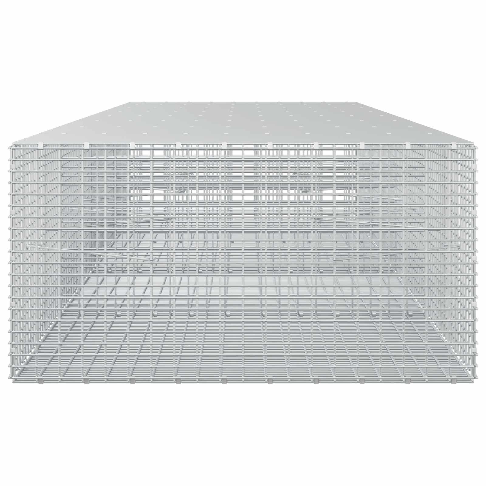 Gabion z žico 3,5 mm in mrežo 5x2,5 cm 400x100x50 cm