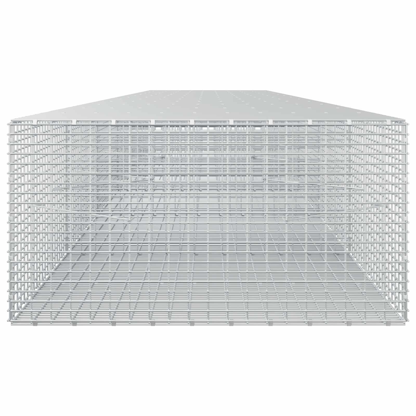 Gabion z žico 3,5 mm in mrežo 5x2,5 cm 600x100x50 cm