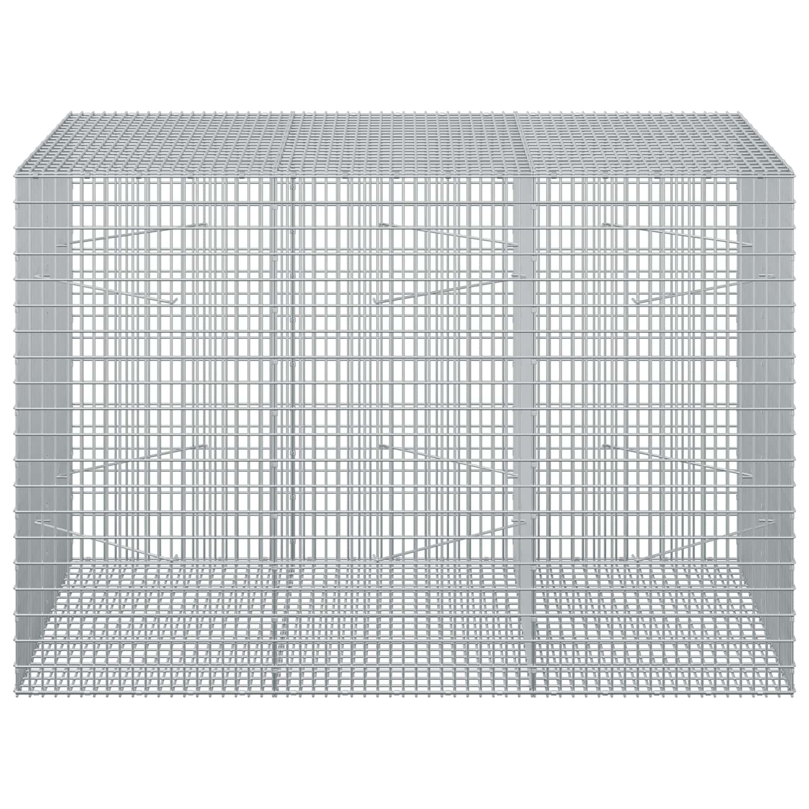 Gabion z žico 3,5 mm in mrežo 5x2,5 cm 150x100x100 cm