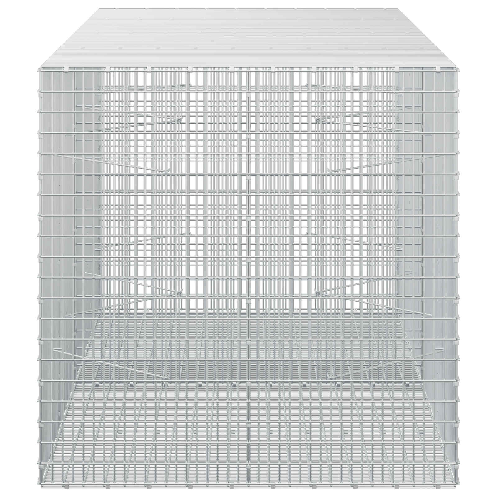 Gabion z žico 3,5 mm in mrežo 5x2,5 cm 200x100x100 cm