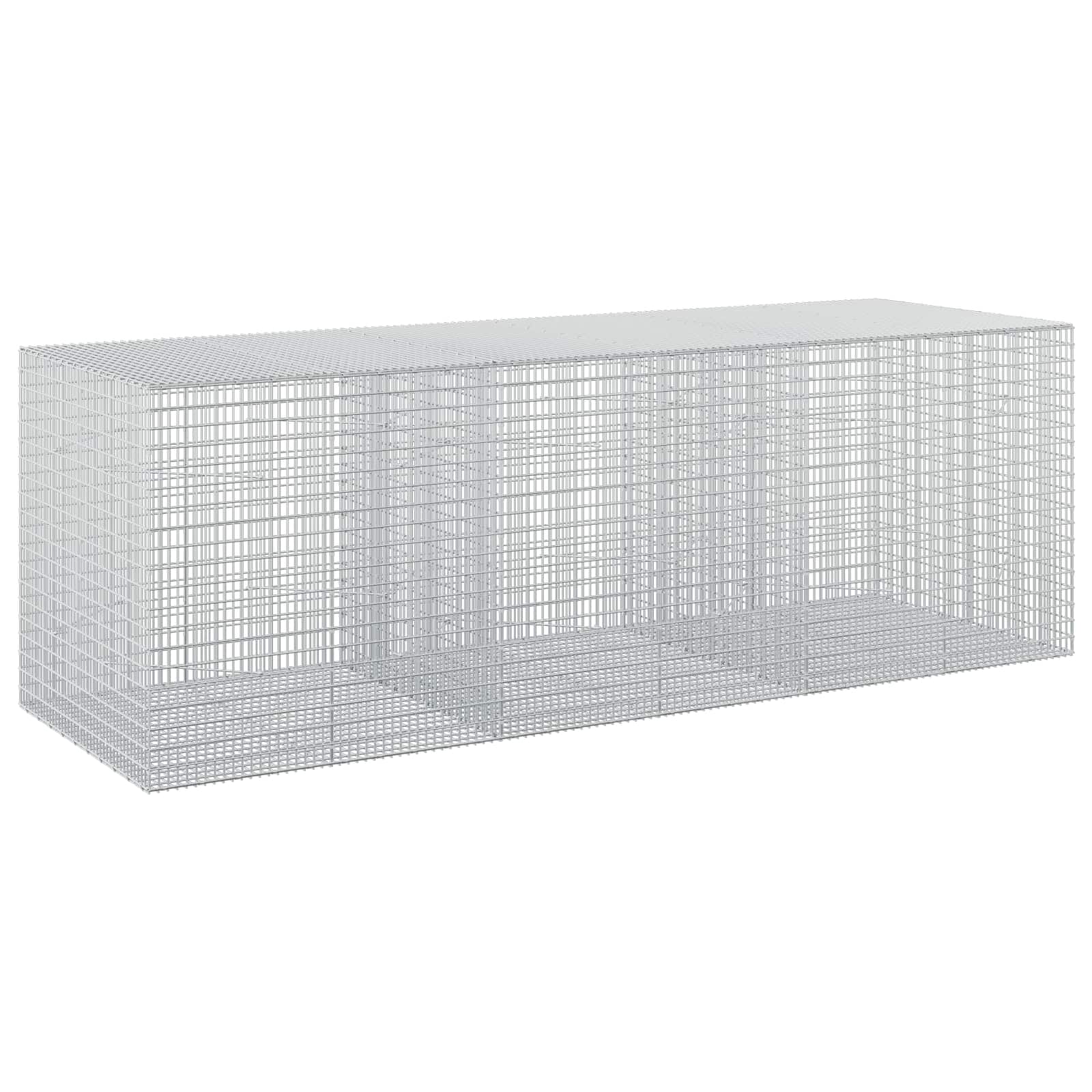 Gabion z žico 3,5 mm in mrežo 5x2,5 cm 300x100x100 cm