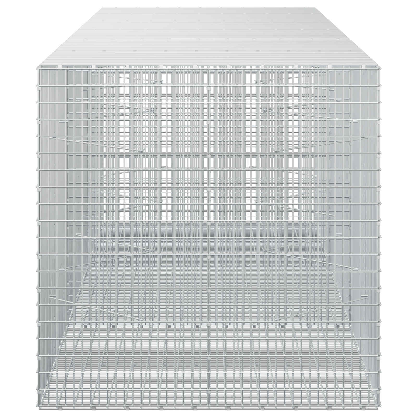 Gabion z žico 3,5 mm in mrežo 5x2,5 cm 300x100x100 cm