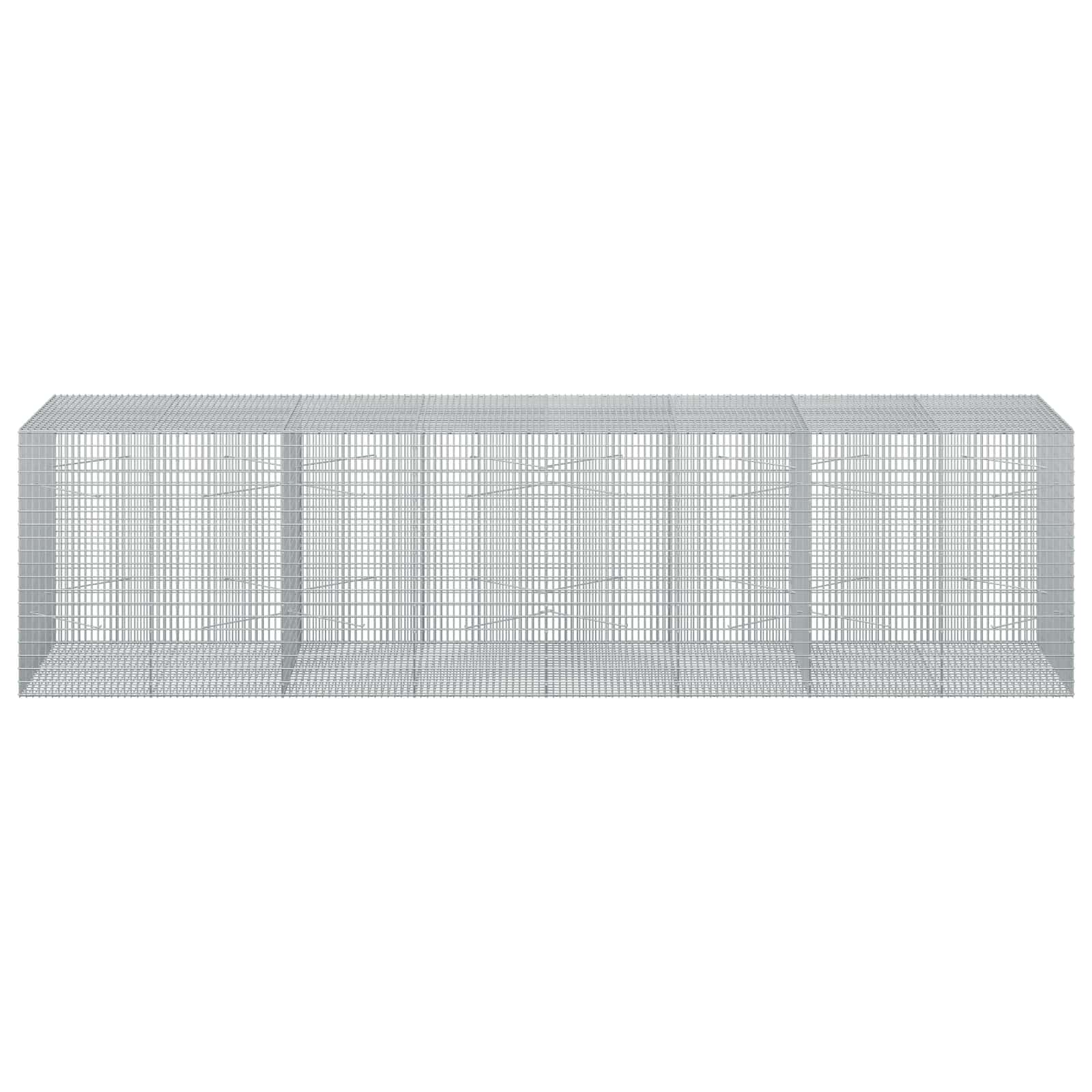 Gabion z žico 3,5 mm in mrežo 5x2,5 cm 400x100x100 cm