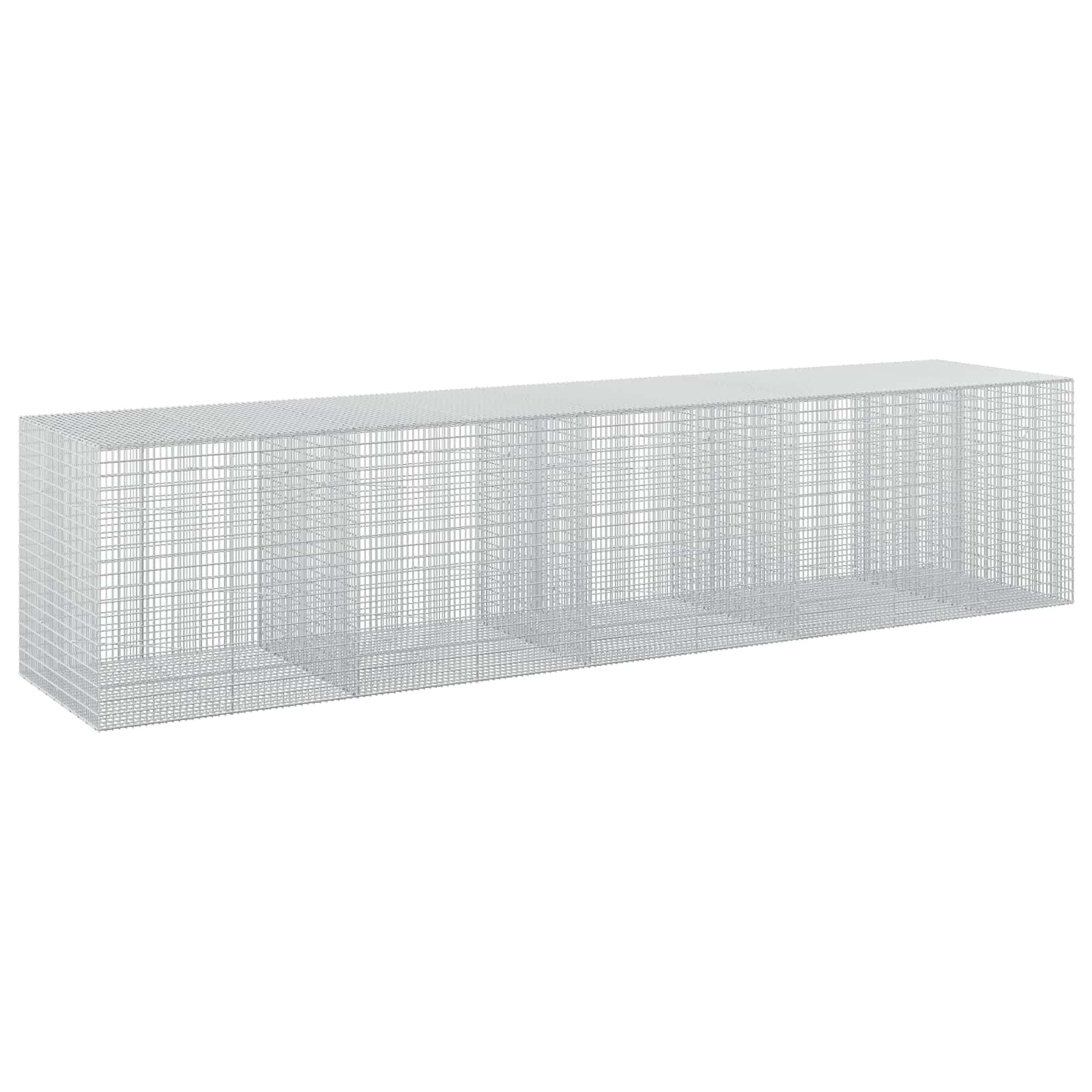 Gabion z žico 3,5 mm in mrežo 5x2,5 cm 450x100x100 cm