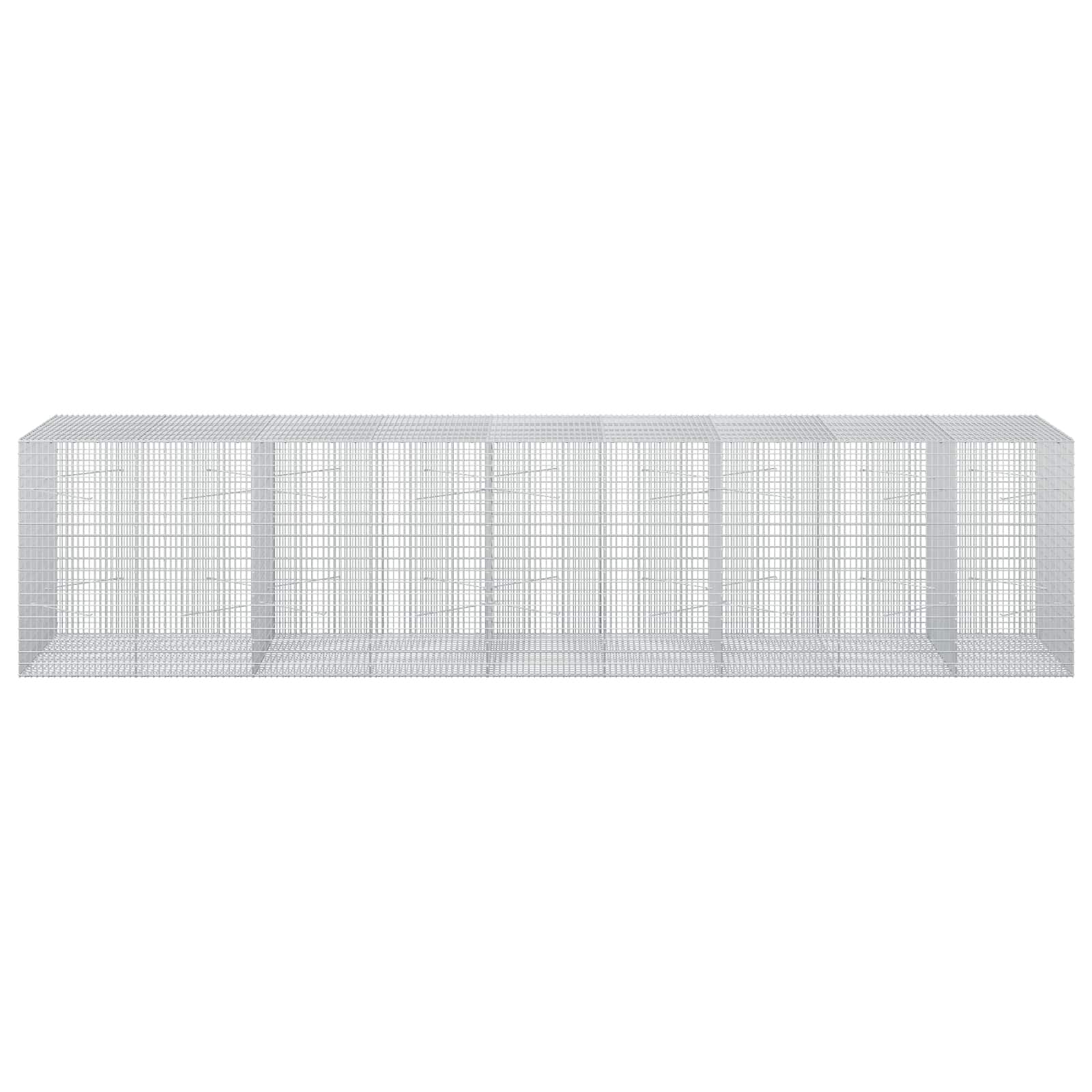 Gabion z žico 3,5 mm in mrežo 5x2,5 cm 450x100x100 cm