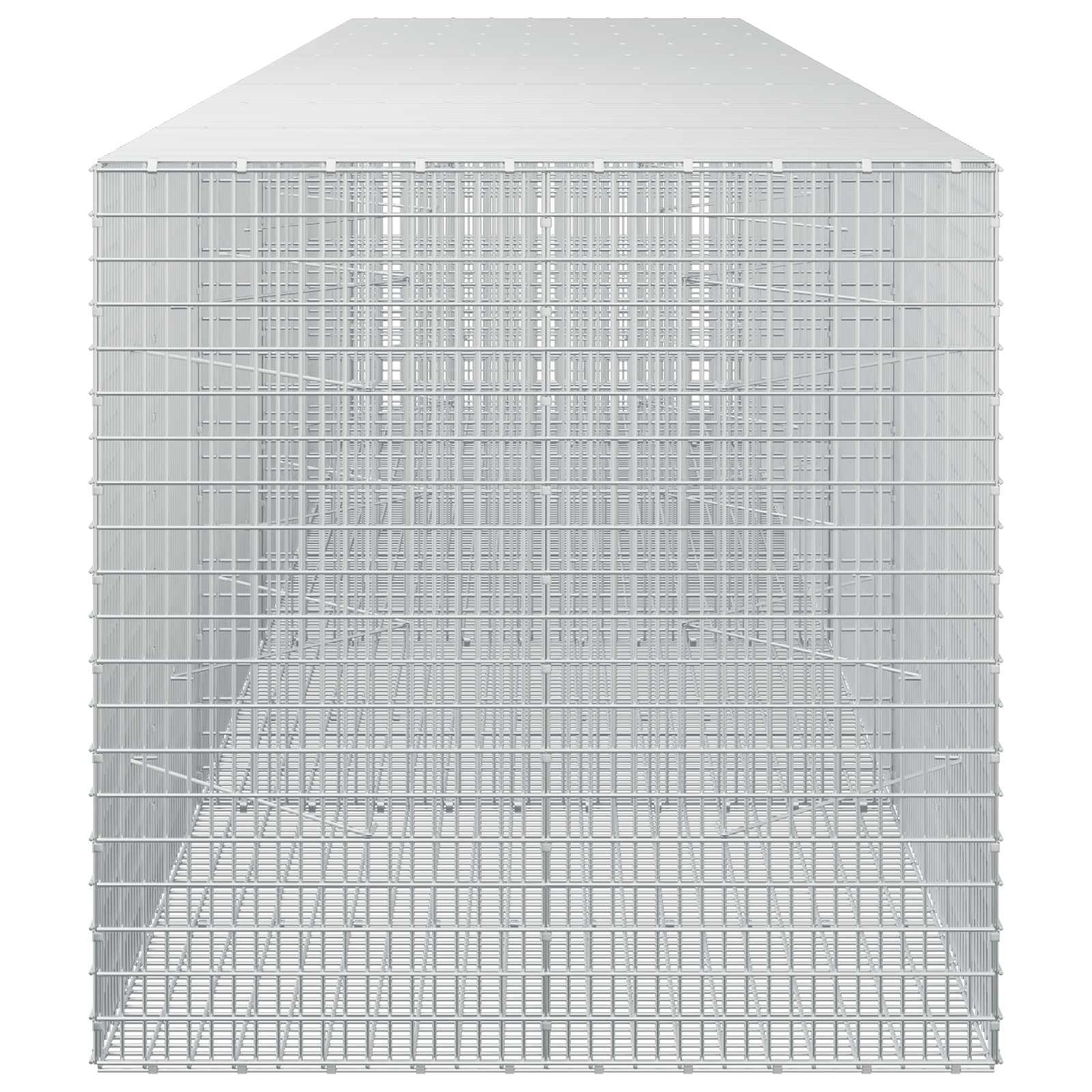 Gabion z žico 3,5 mm in mrežo 5x2,5 cm 450x100x100 cm