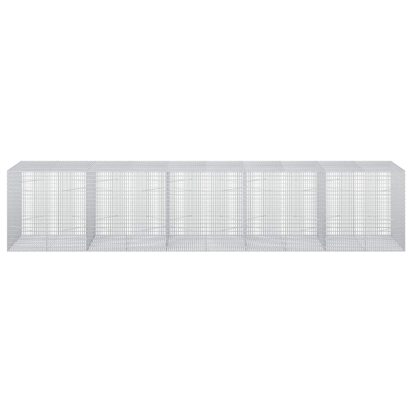 Gabion z žico 3,5 mm in mrežo 5x2,5 cm 500x100x100 cm