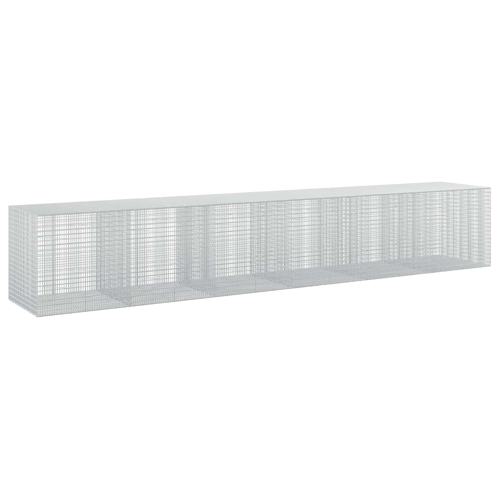 Gabion z žico 3,5 mm in mrežo 5x2,5 cm 600x100x100 cm