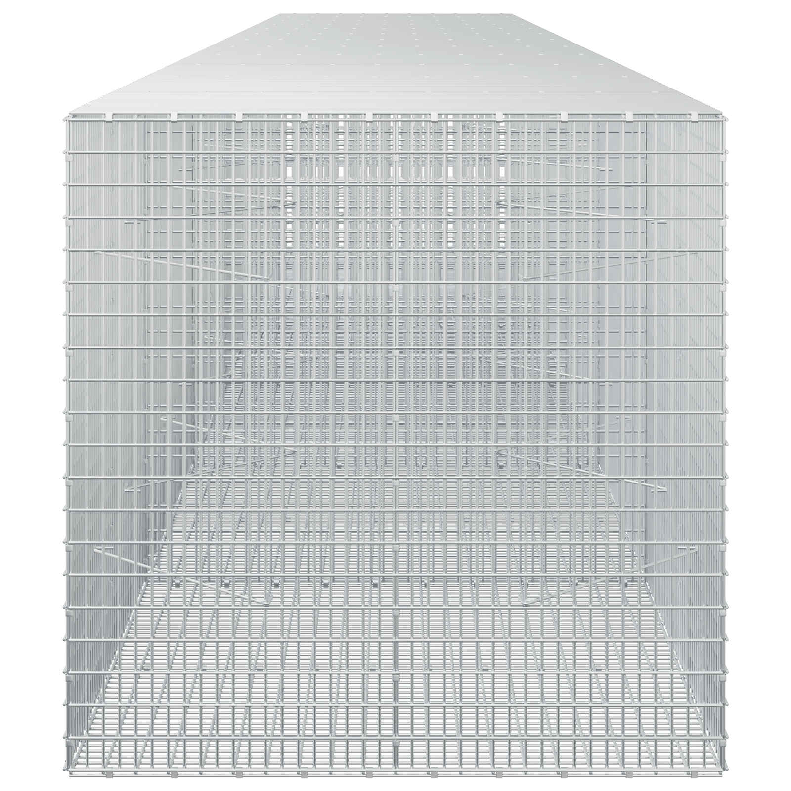 Gabion z žico 3,5 mm in mrežo 5x2,5 cm 600x100x100 cm