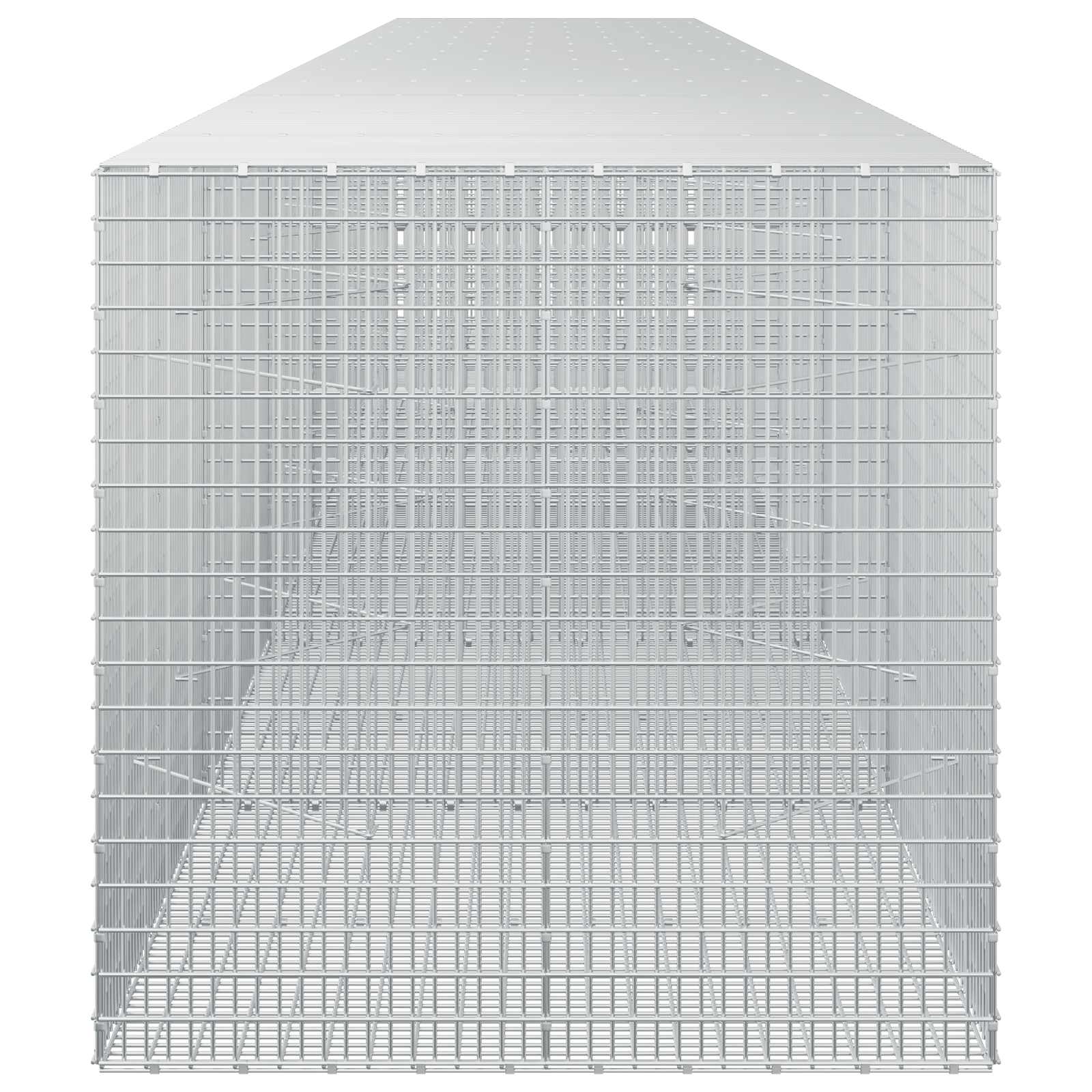 Gabion z žico 3,5 mm in mrežo 5x2,5 cm 650x100x100 cm