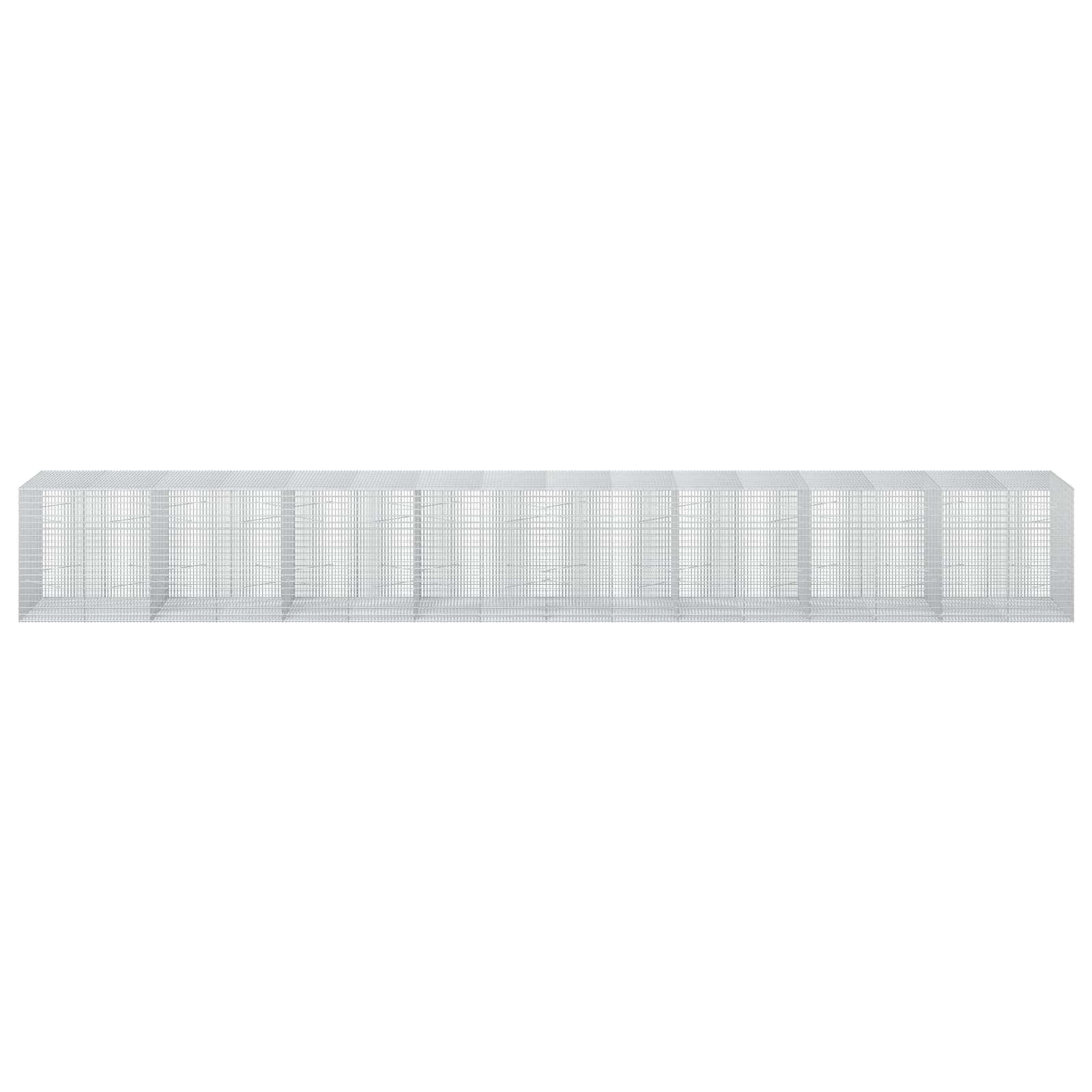 Gabion z žico 3,5 mm in mrežo 5x2,5 cm 800x100x100 cm