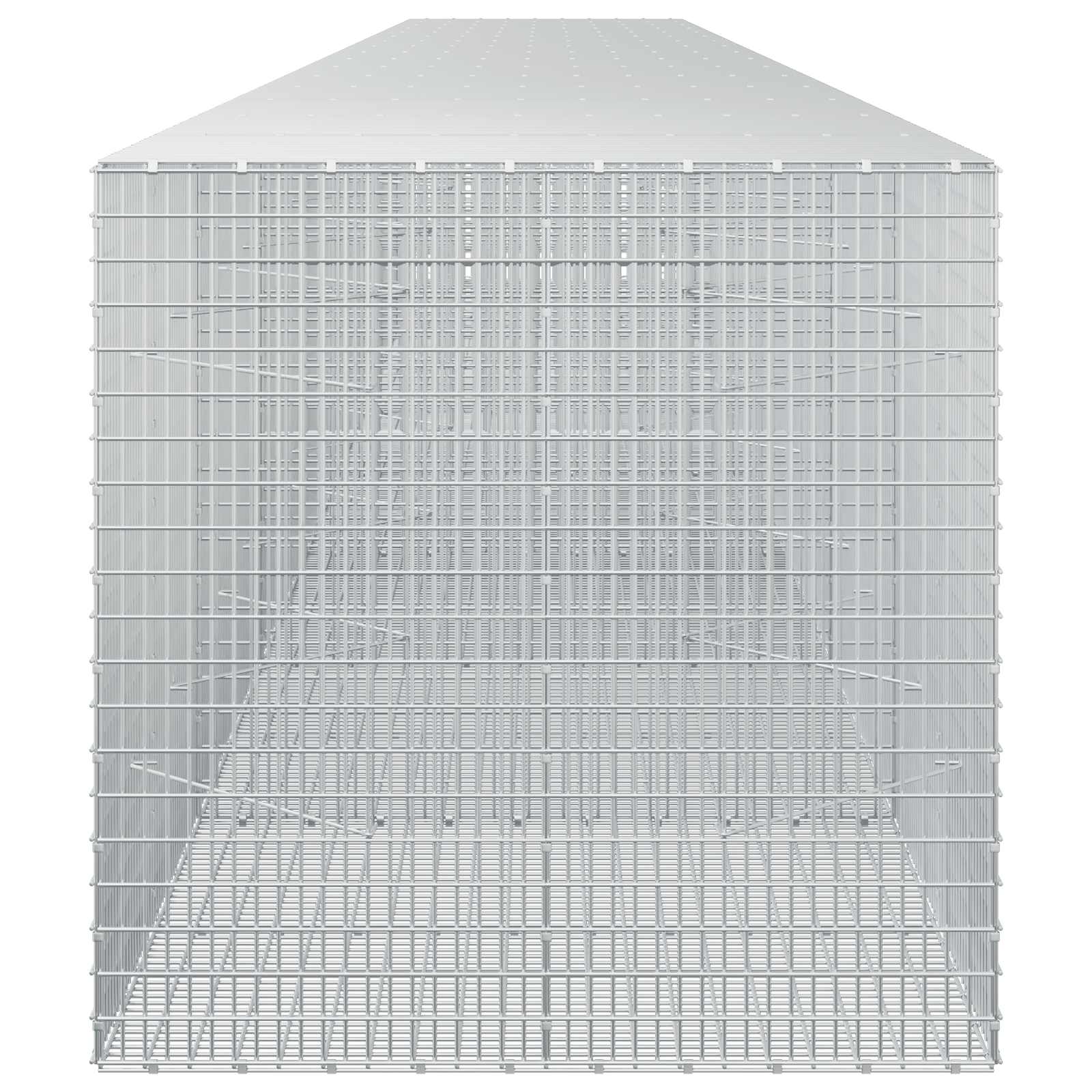 Gabion z žico 3,5 mm in mrežo 5x2,5 cm 800x100x100 cm