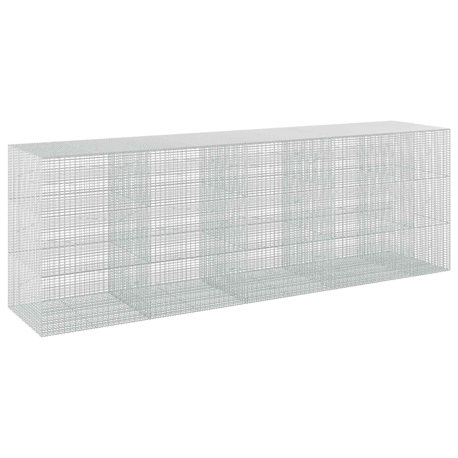 Gabion z žico 3,5 mm in mrežo 5x2,5 cm 450x100x150 cm